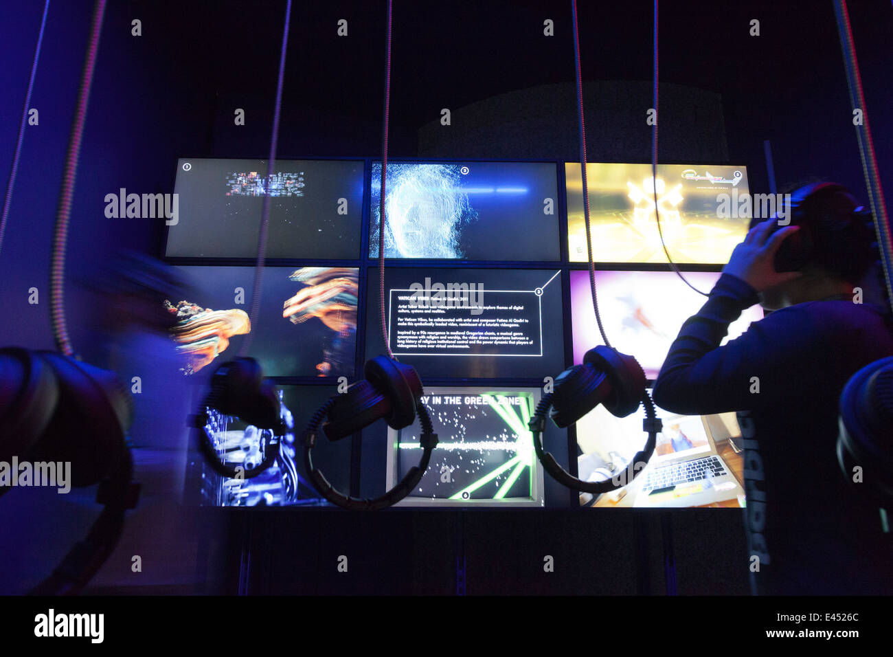 'Digital Revolution' mostra presso il Barbican, Londra Foto Stock