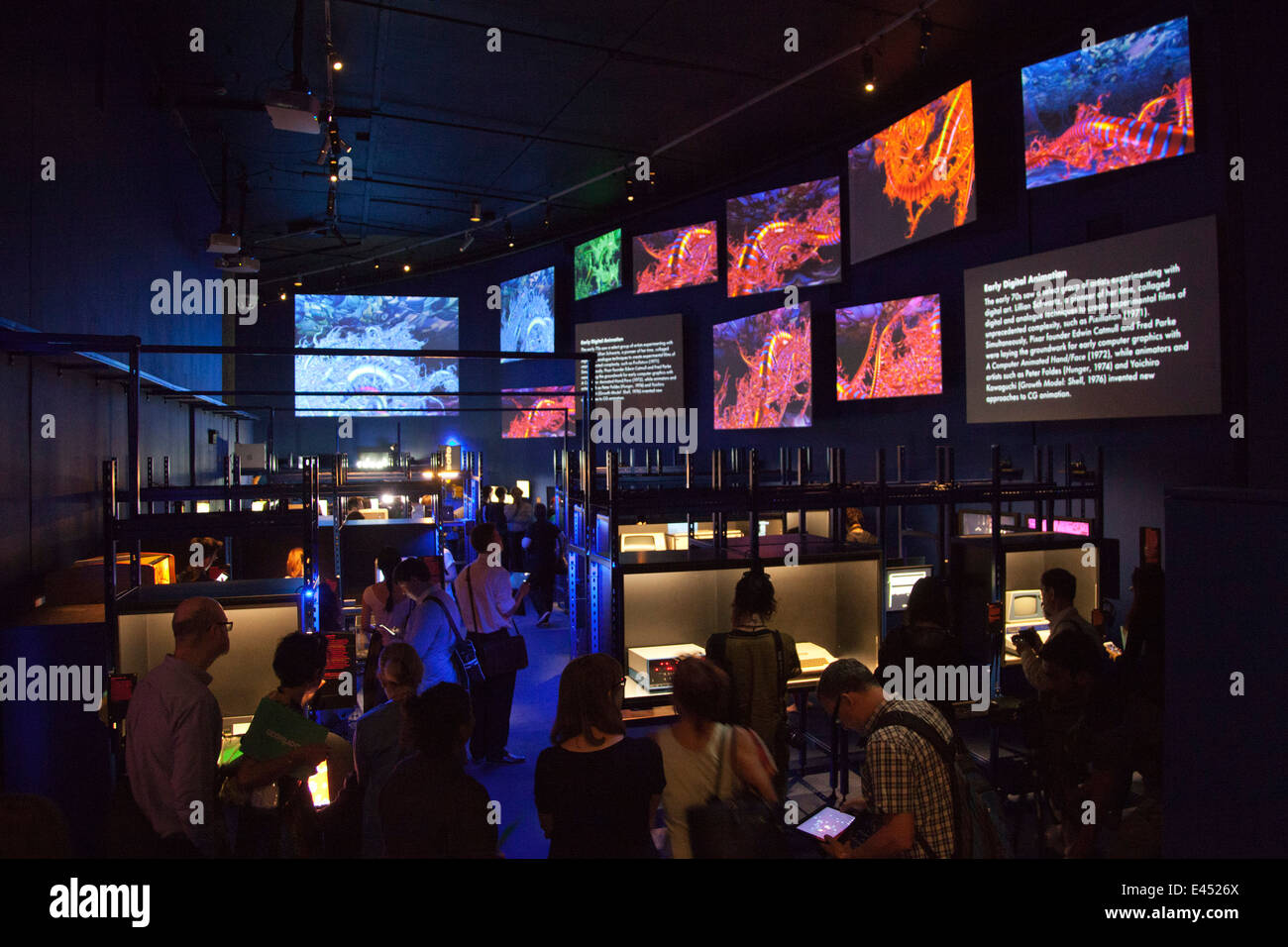 'Digital Revolution' mostra presso il Barbican, Londra Foto Stock