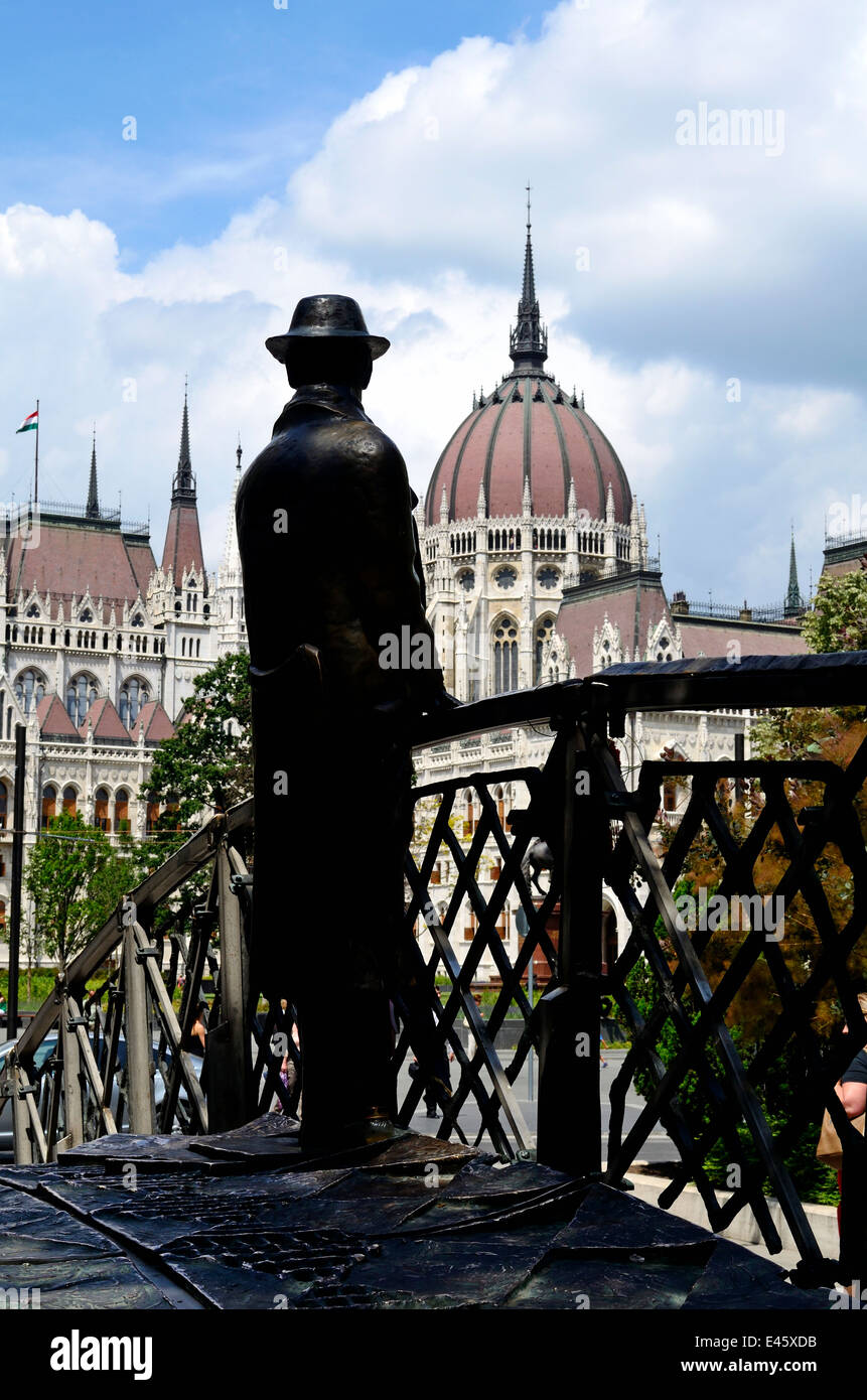Ungheria Budapest Imre Nagy memorial Kossuth Lajos Square Foto Stock
