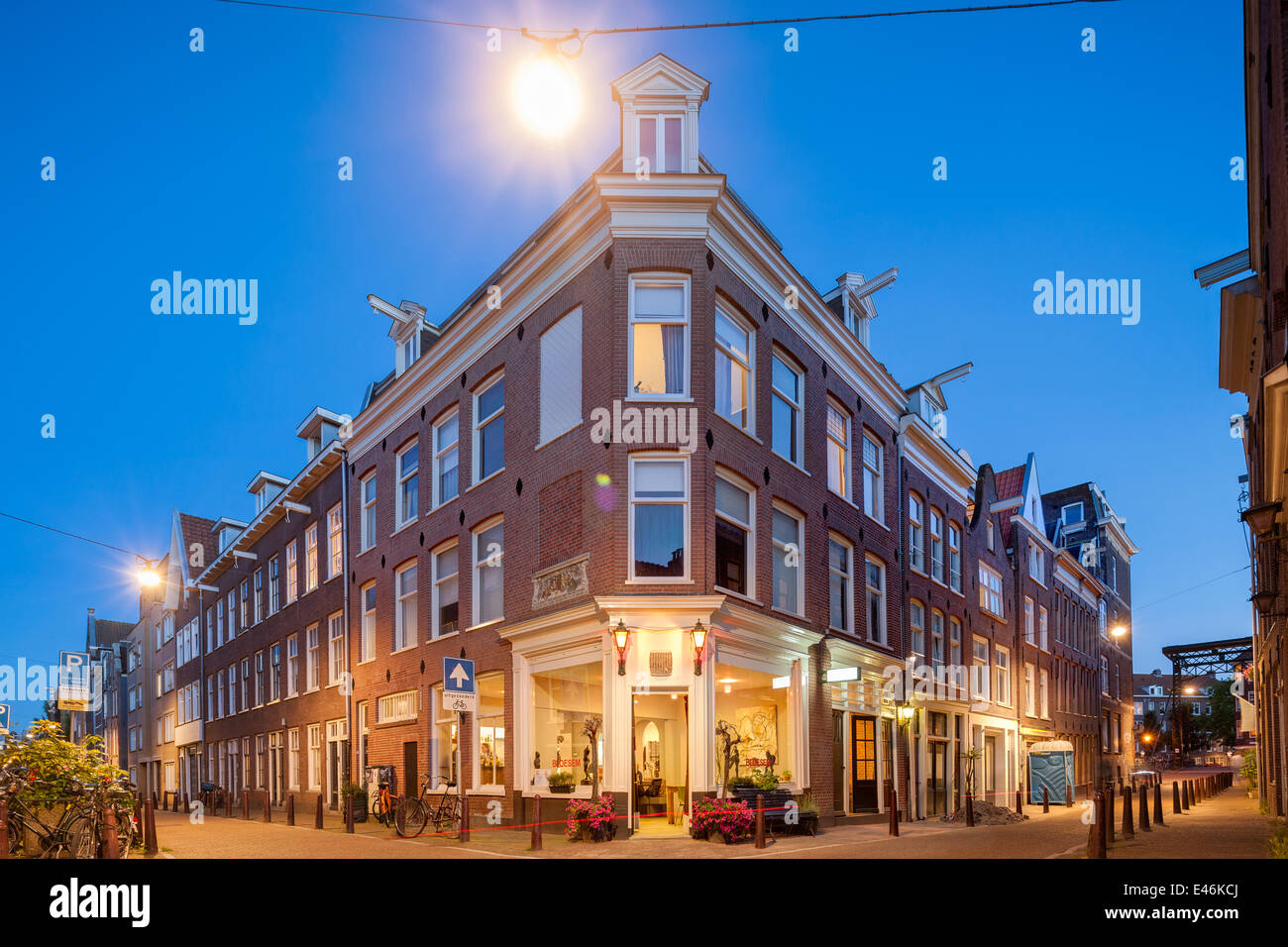 Bloesem Restaurant Amsterdam quartiere Jordaan. La fonte di ispirazione per il fittizio Oranjee in anomalia nelle nostre stelle da John Green Foto Stock