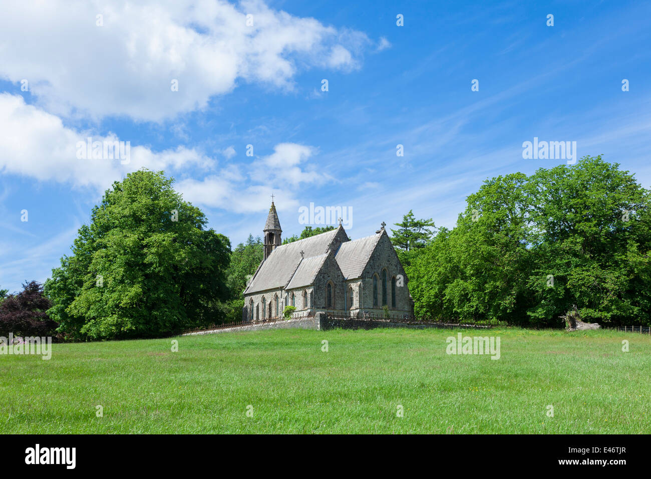 San Colombano è la Chiesa, Poltalloch Foto Stock