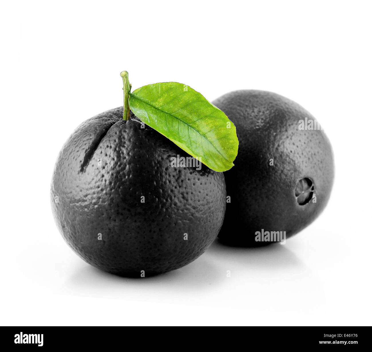 Nero e arancio! Concetto creativo, qualcosa di diverso. Foto Stock