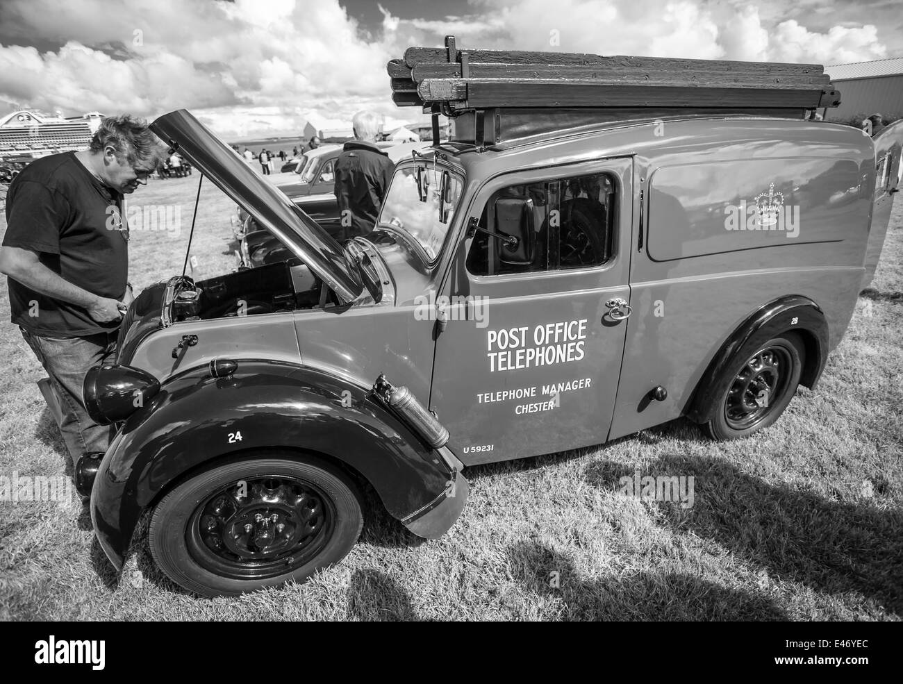 Ufficio postale Van Foto Stock