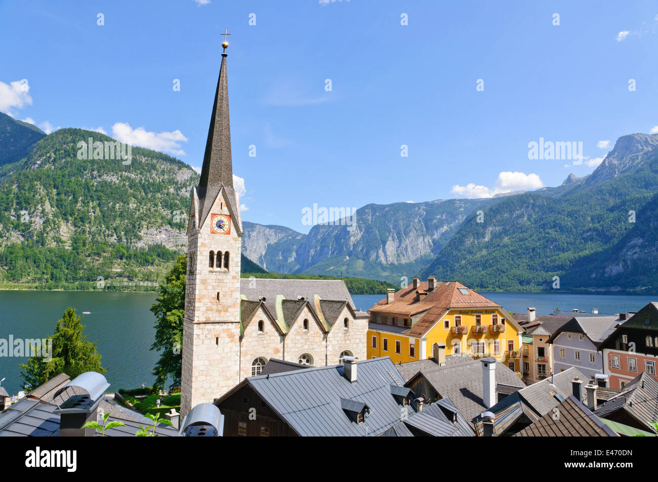 Hallstatt, Austria Foto Stock