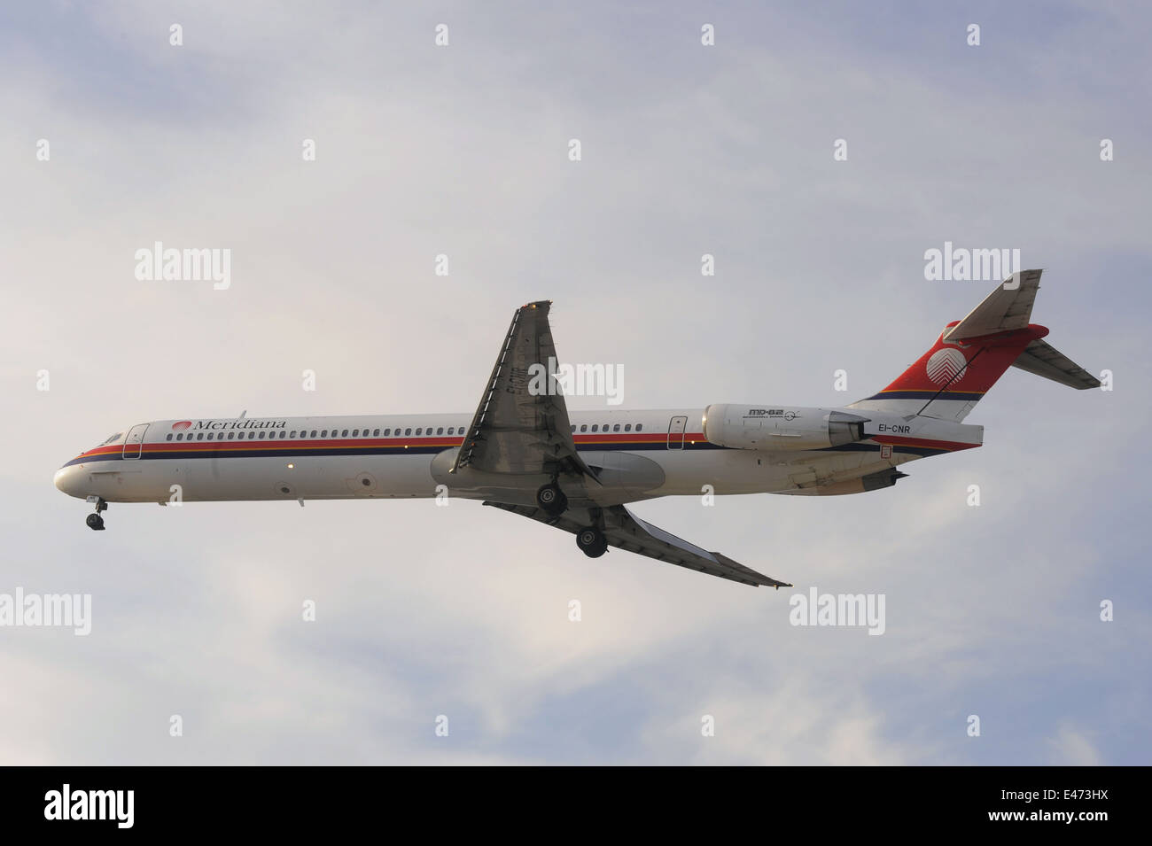 McDonnell Douglas MD-82 aerei della compagnia aerea Meridiana Foto stock -  Alamy