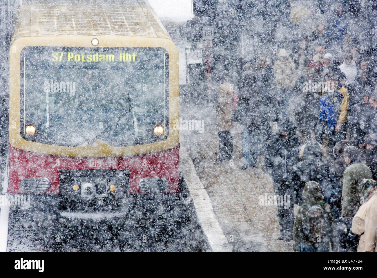 Lpp strike - aggiornamento alla S-Bahn Foto Stock