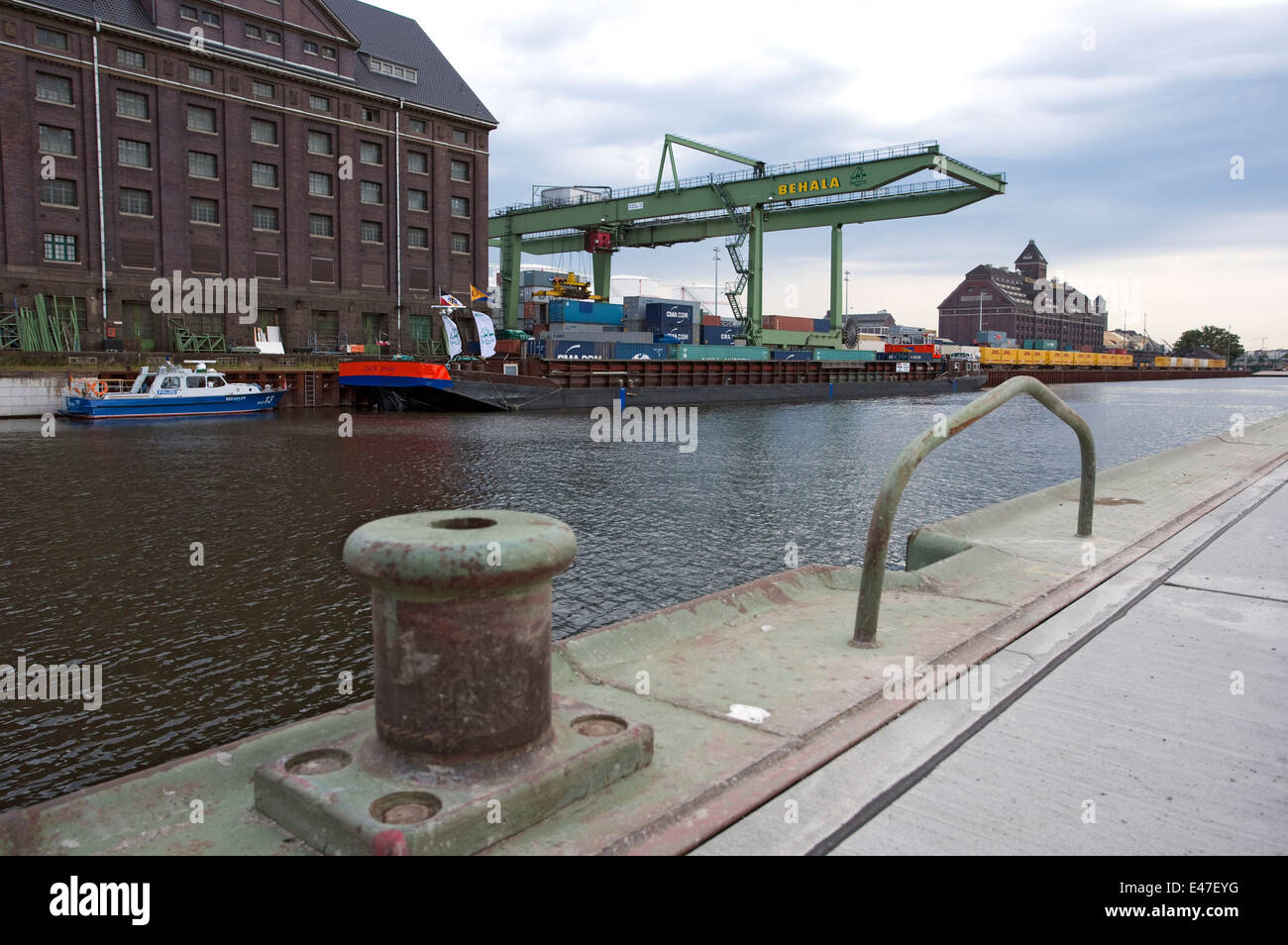 Elbe-Spree container line Foto Stock