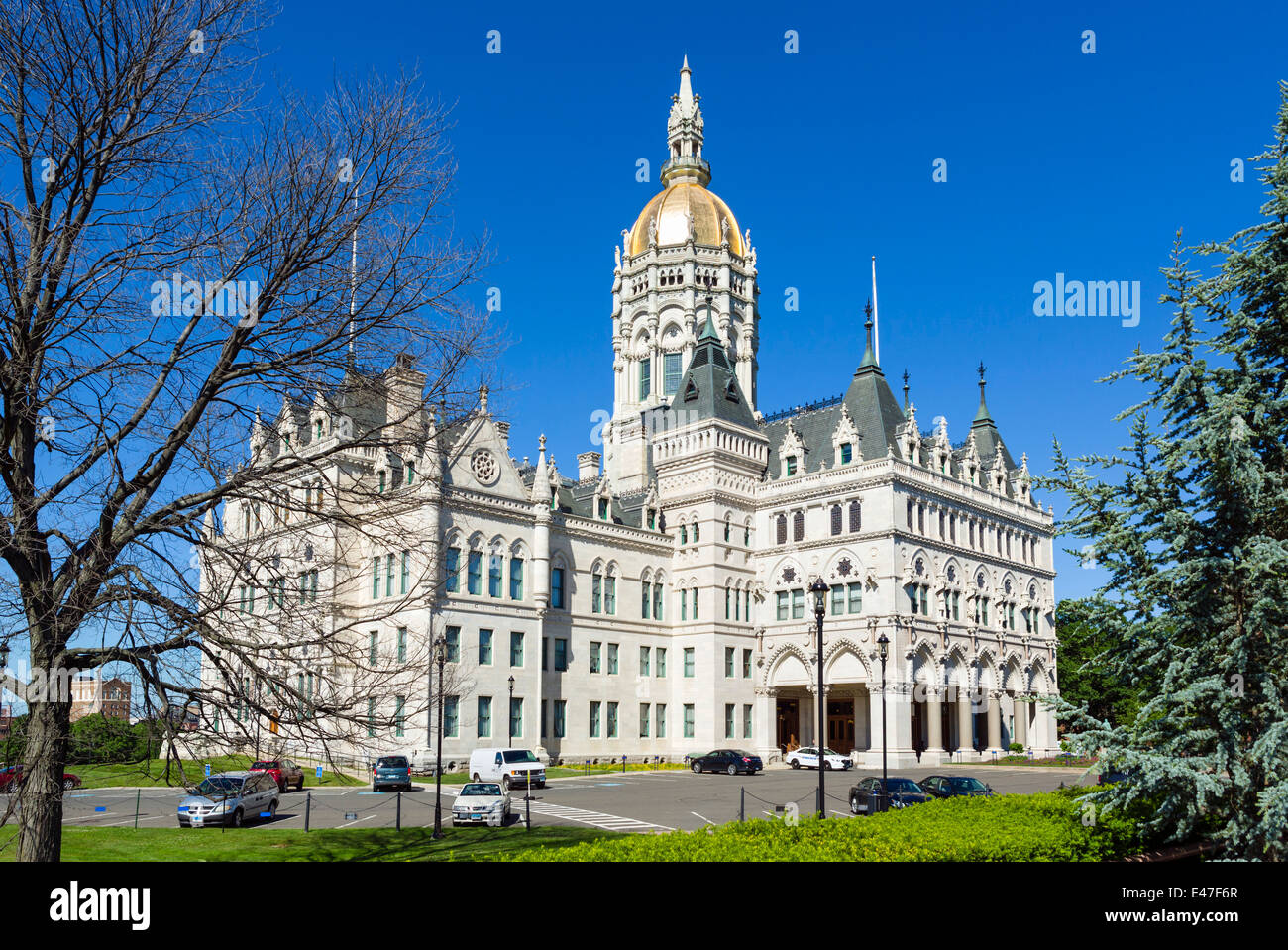 Connecticut State Capitol Building, Hartford, Connecticut, Stati Uniti d'America Foto Stock