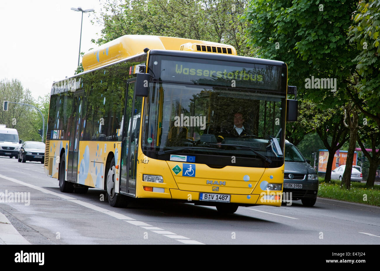 Autobus a idrogeno Foto Stock