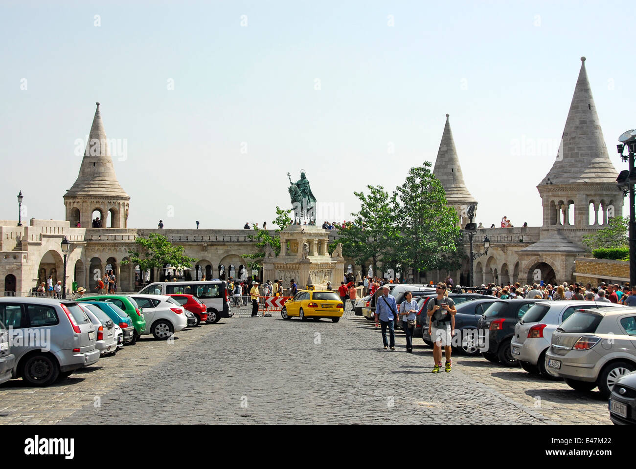 Bastione del Pescatore sulla collina Gellert Budapest, HungaryBudapest, Ungheria Foto Stock