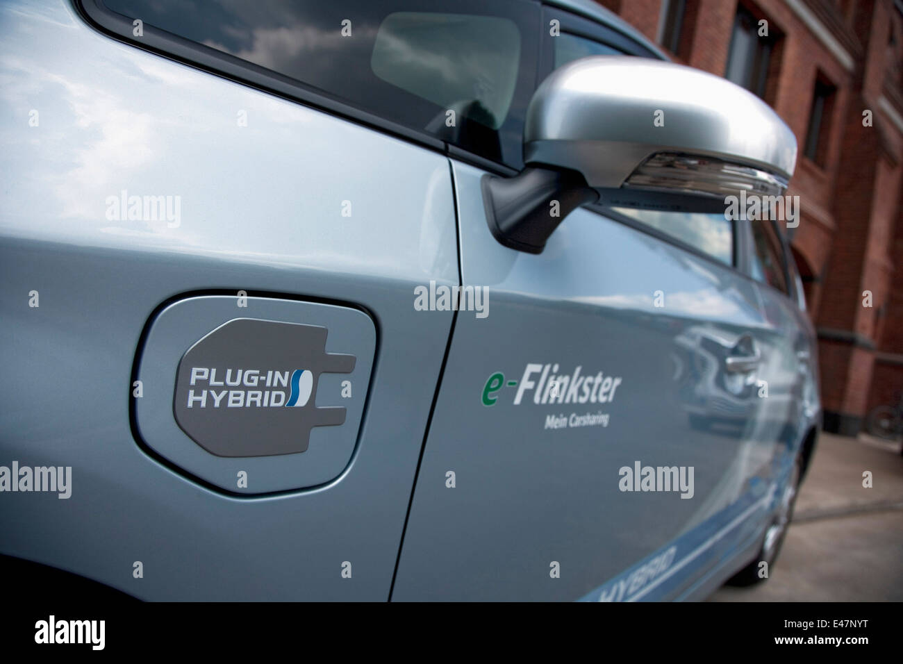 La Toyota Prius Plug-in tecnologia ibrida Foto Stock