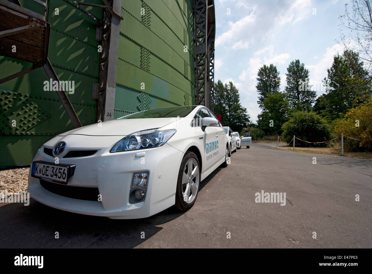 La Toyota Prius Plug-in tecnologia ibrida Foto Stock