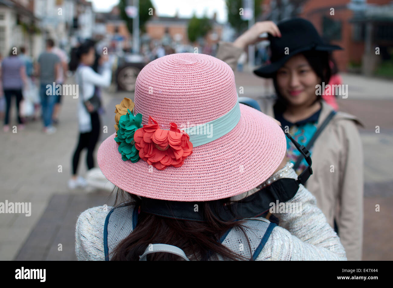 I turisti cinesi, Stratford-upon-Avon, Regno Unito Foto Stock