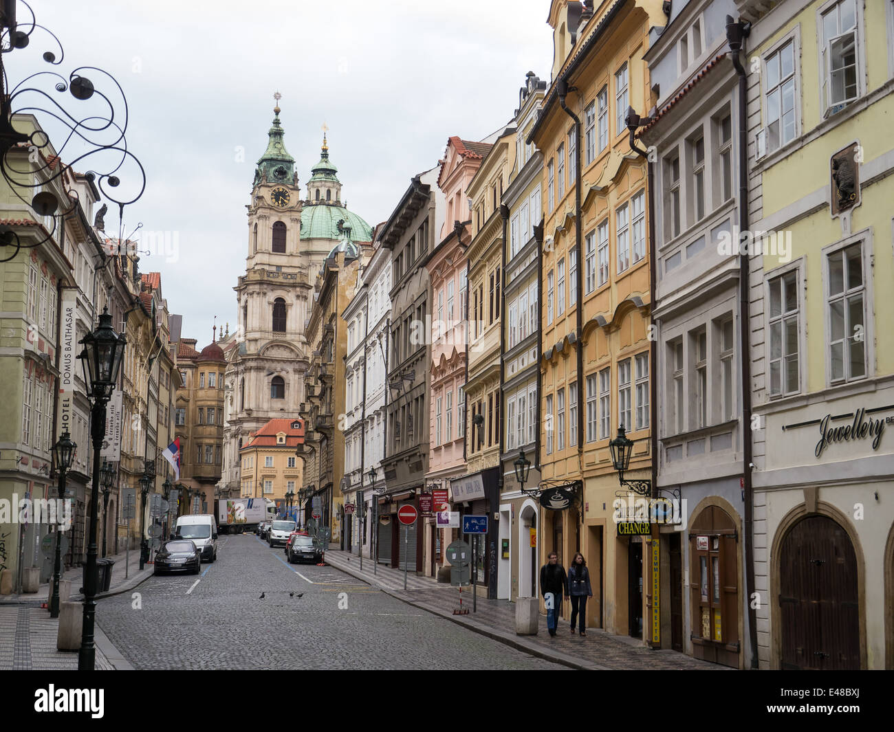 Benvenuti in Repubblica ceca - Praga foto di Sean Sprague Foto Stock