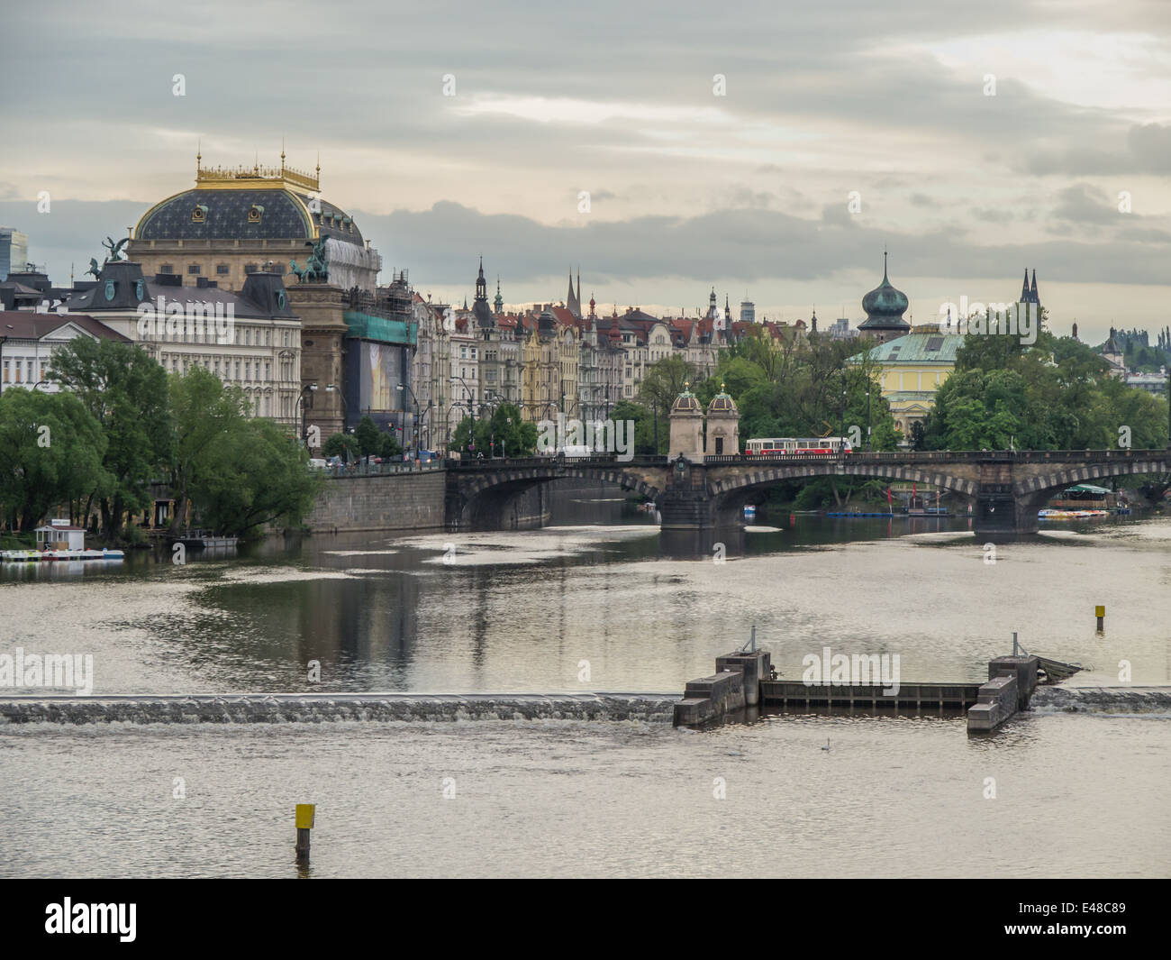 Benvenuti in Repubblica ceca - Praga foto di Sean Sprague Foto Stock