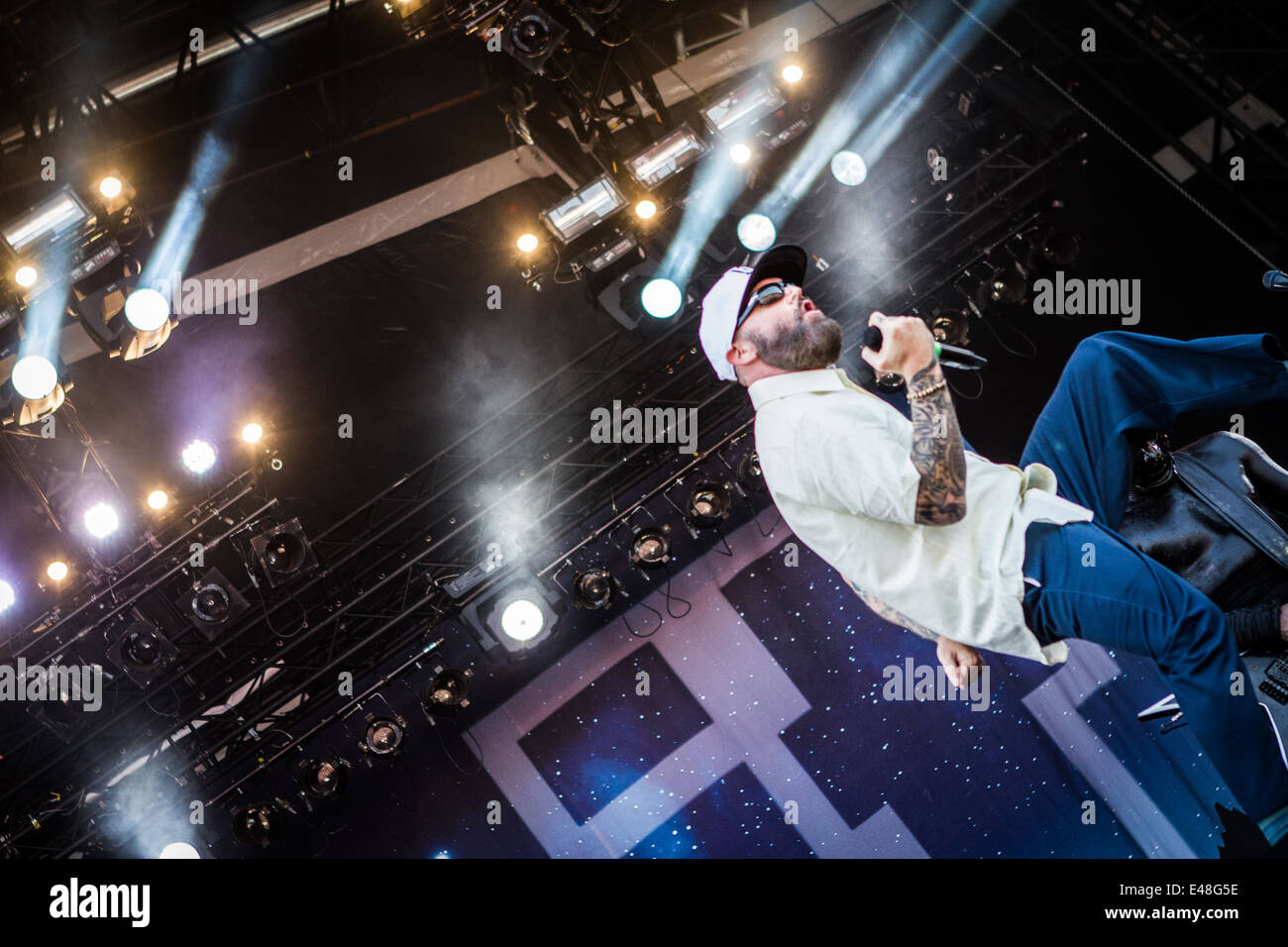 Limp Bizkit eseguire live at Pinkpop Festival 2014 in Paesi Bassi © Roberto Finizio/Alamy Live News Foto Stock