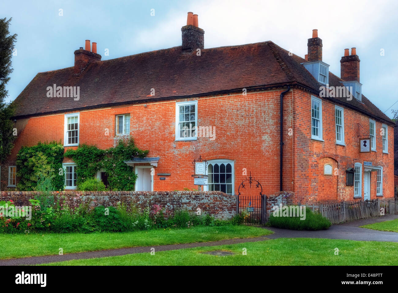 Jane Austen's House Museum, Chawton, Hampshire, Inghilterra, Regno Unito Foto Stock