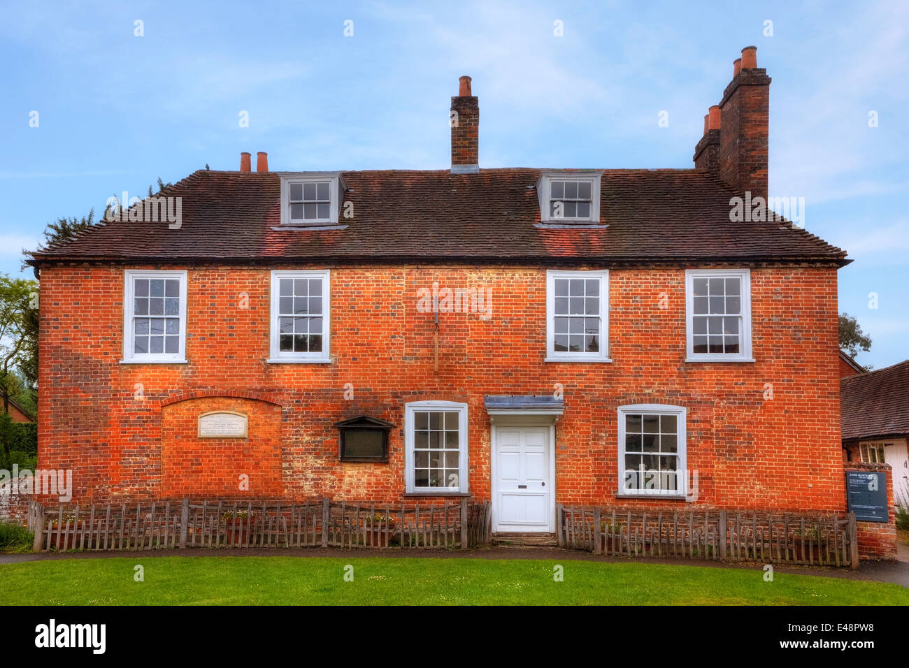 Jane Austen's House Museum, Chawton, Hampshire, Inghilterra, Regno Unito Foto Stock