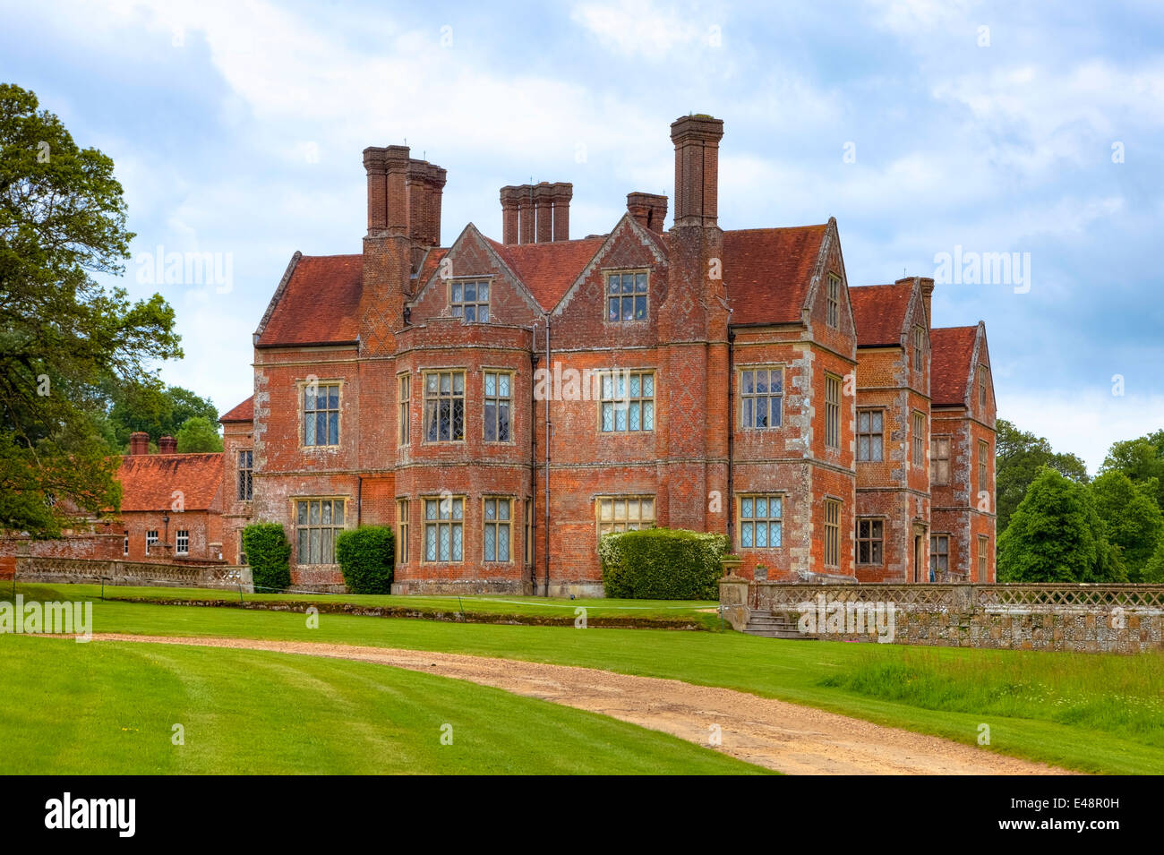 Casa Breamore, Breamore, Hampshire, Inghilterra, Regno Unito Foto Stock