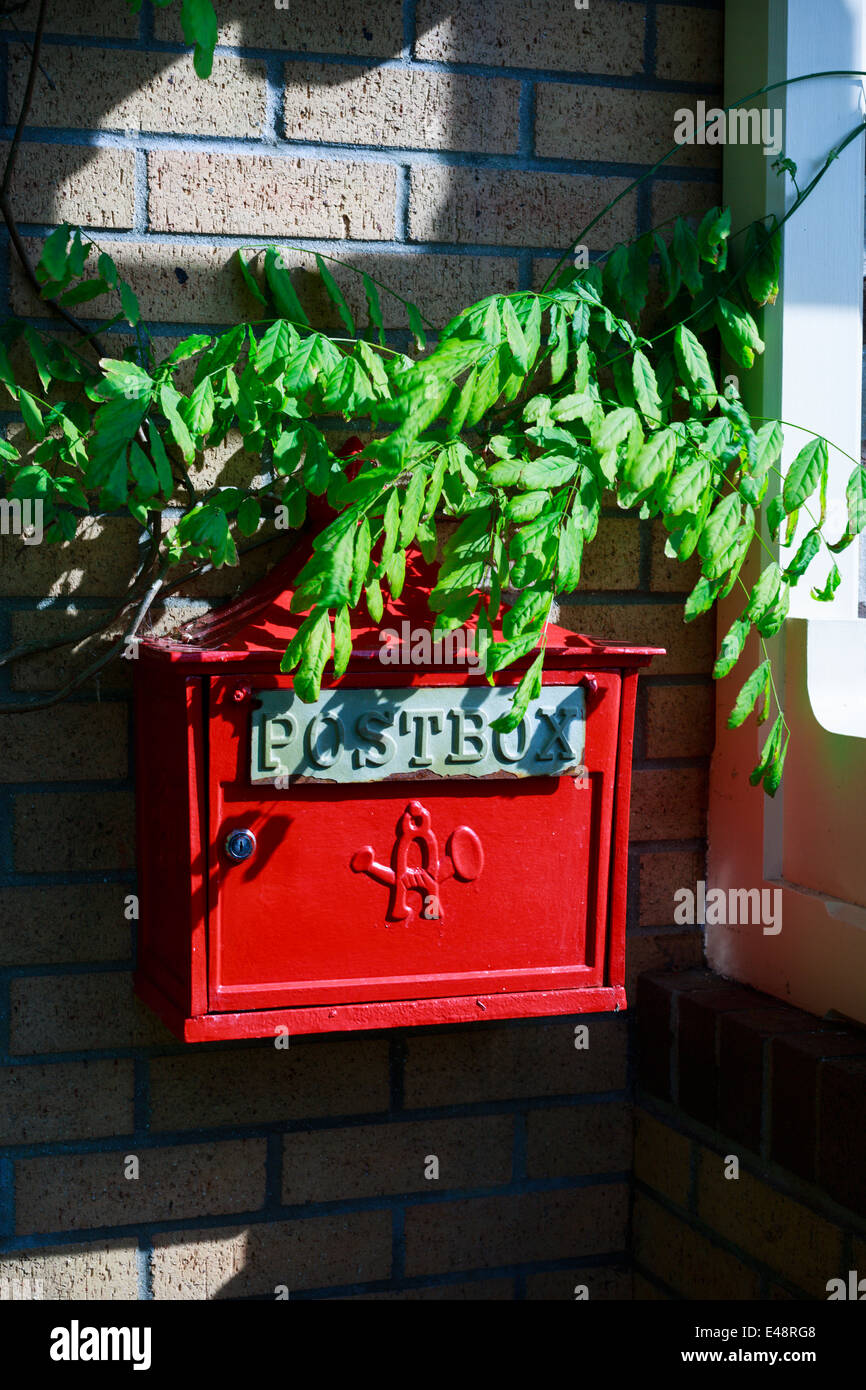 Red ornamentali casella postale Foto Stock