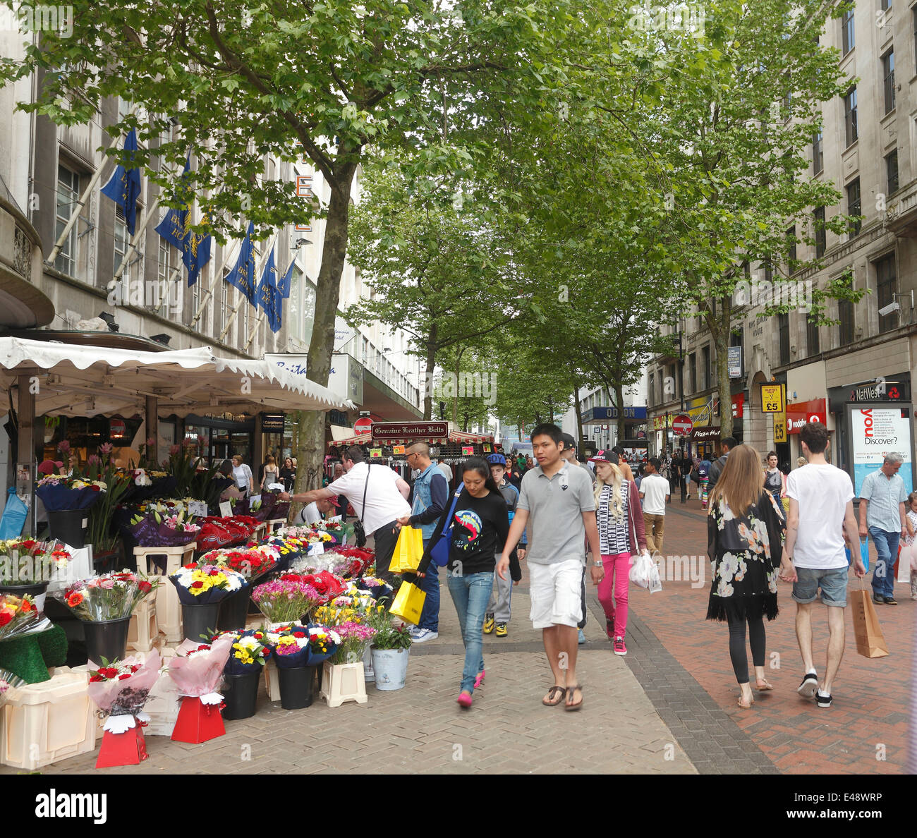 Nuova Strada nel centro di Birmingham Foto Stock