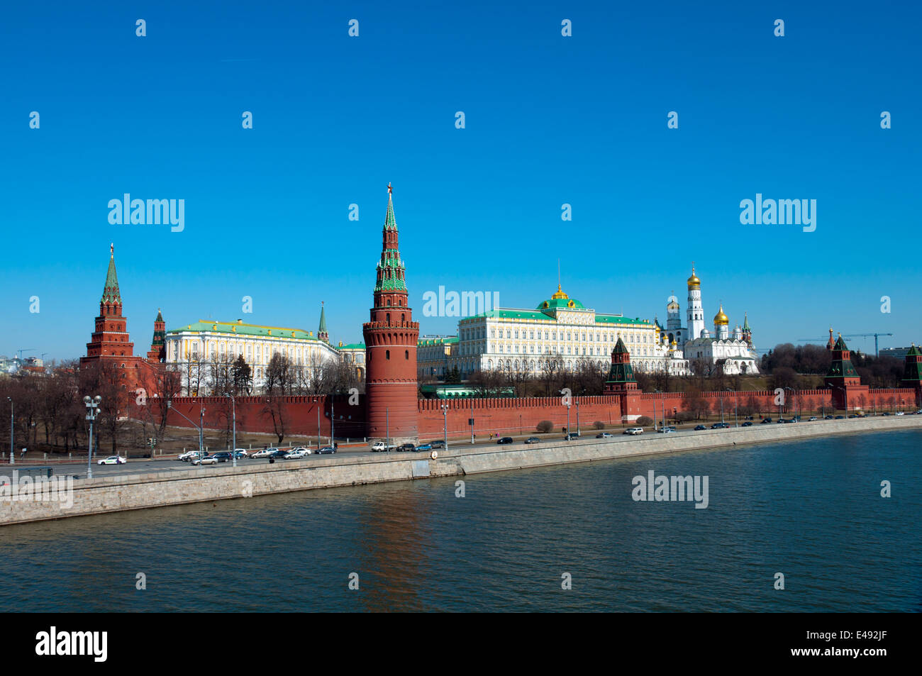 Il Cremlino di Mosca, Russia. Punto di riferimento Foto Stock