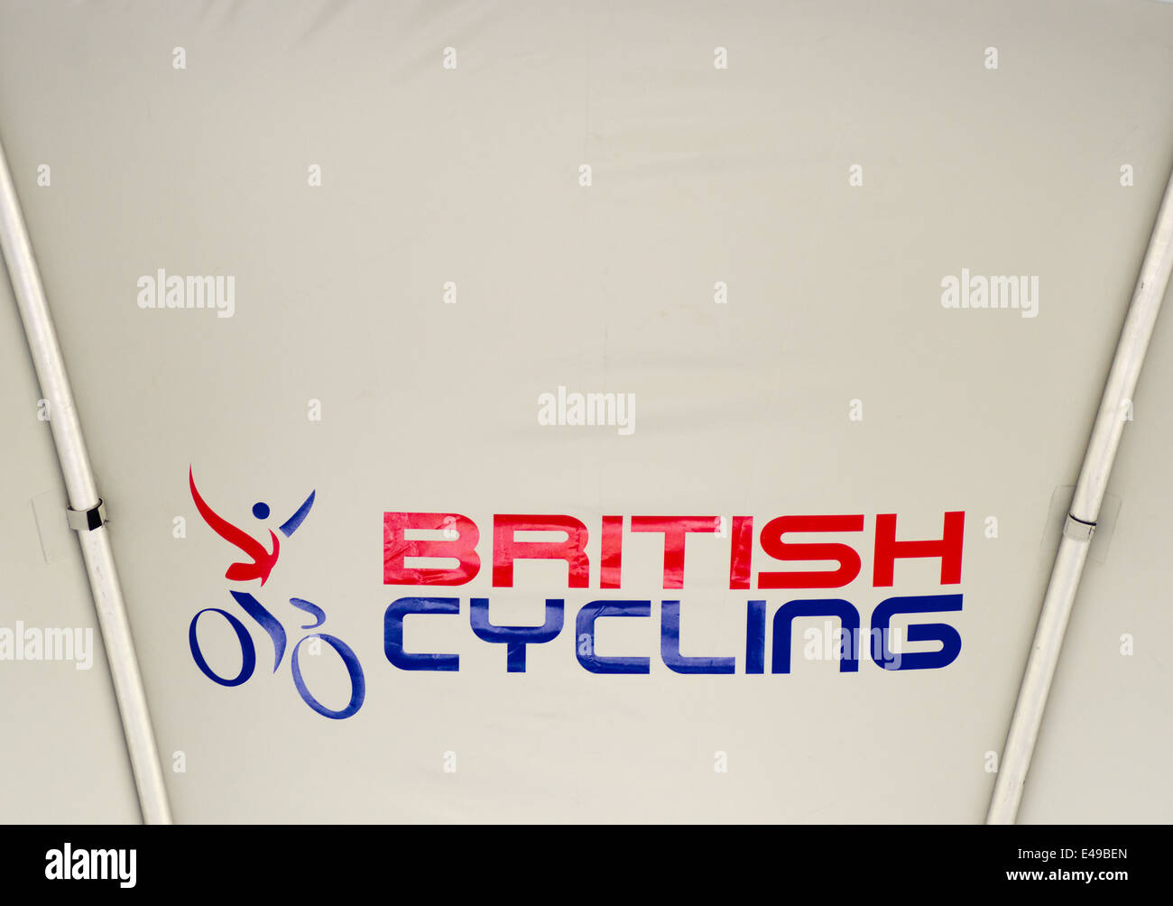 British Ciclismo Banner Foto Stock