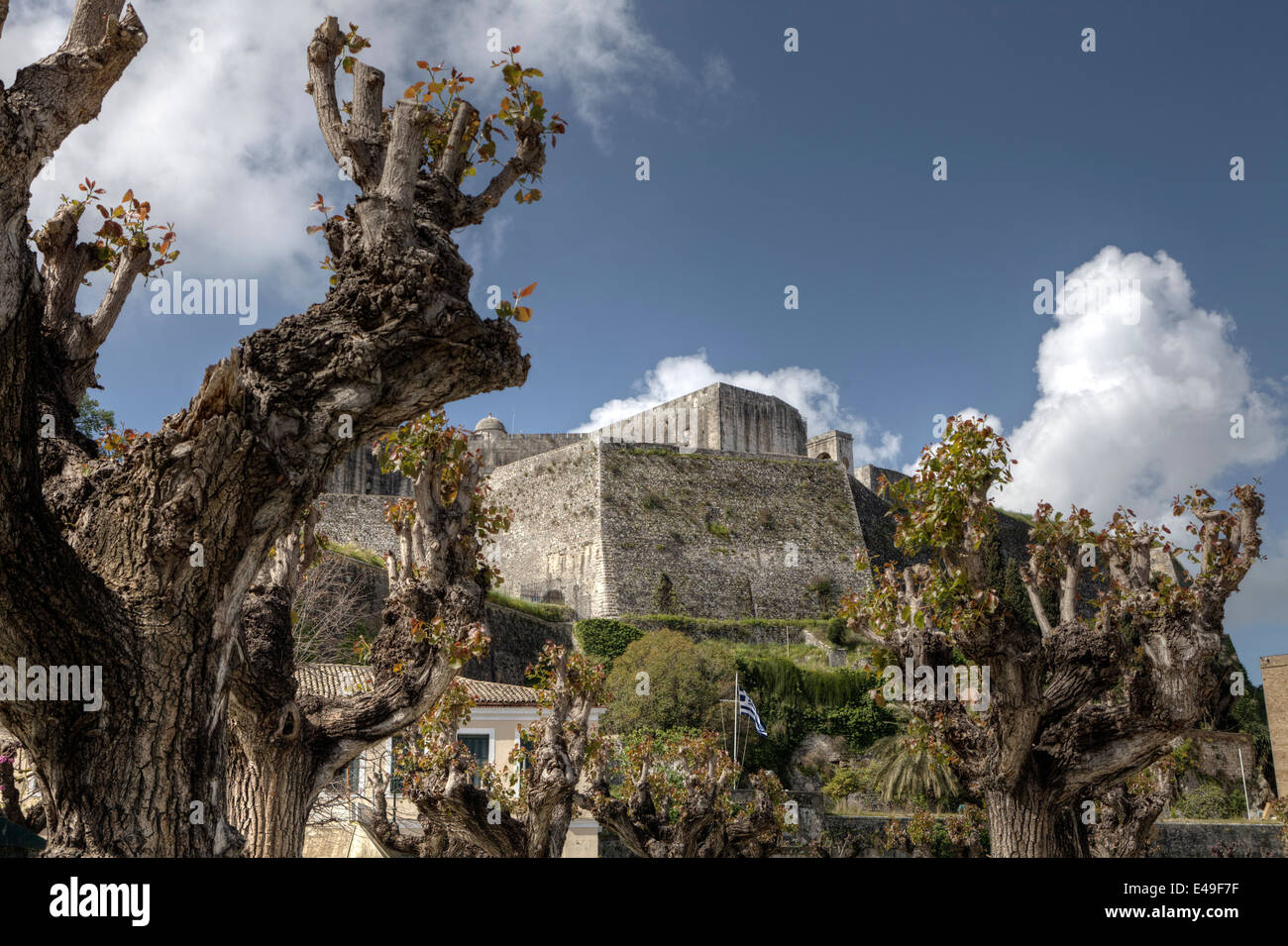 Fortezza greca Foto Stock