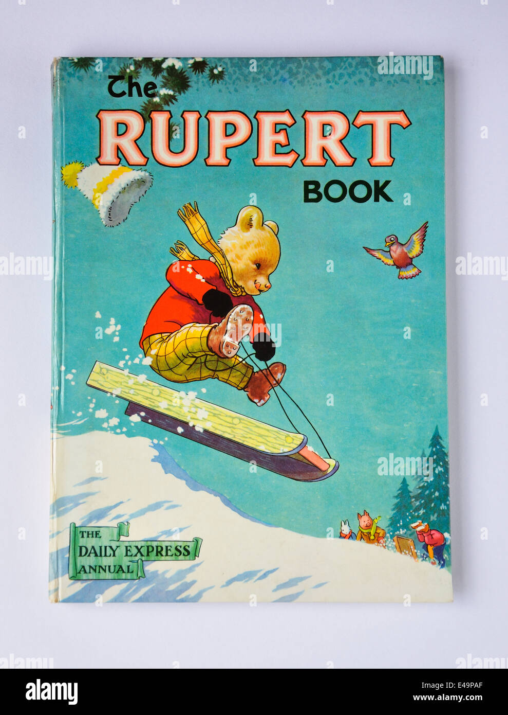 Daily Express Rupert Bear annua21.1956, Surrey, England, Regno Unito Foto Stock