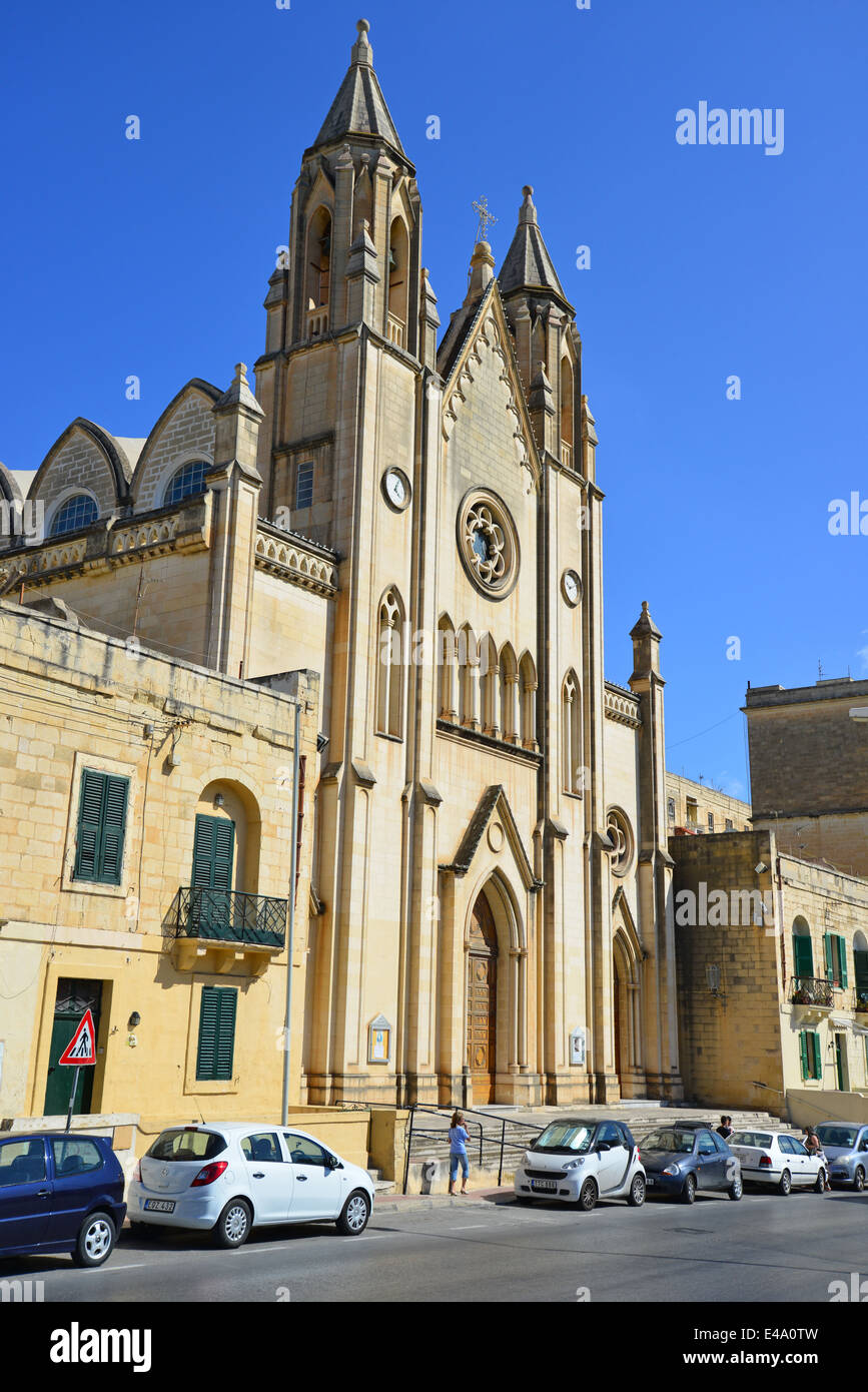 Chiesa di San Giuliano, San Julian (San Ġiljan), nord del quartiere portuale, Malta Majjistral Regione, Repubblica di Malta Foto Stock