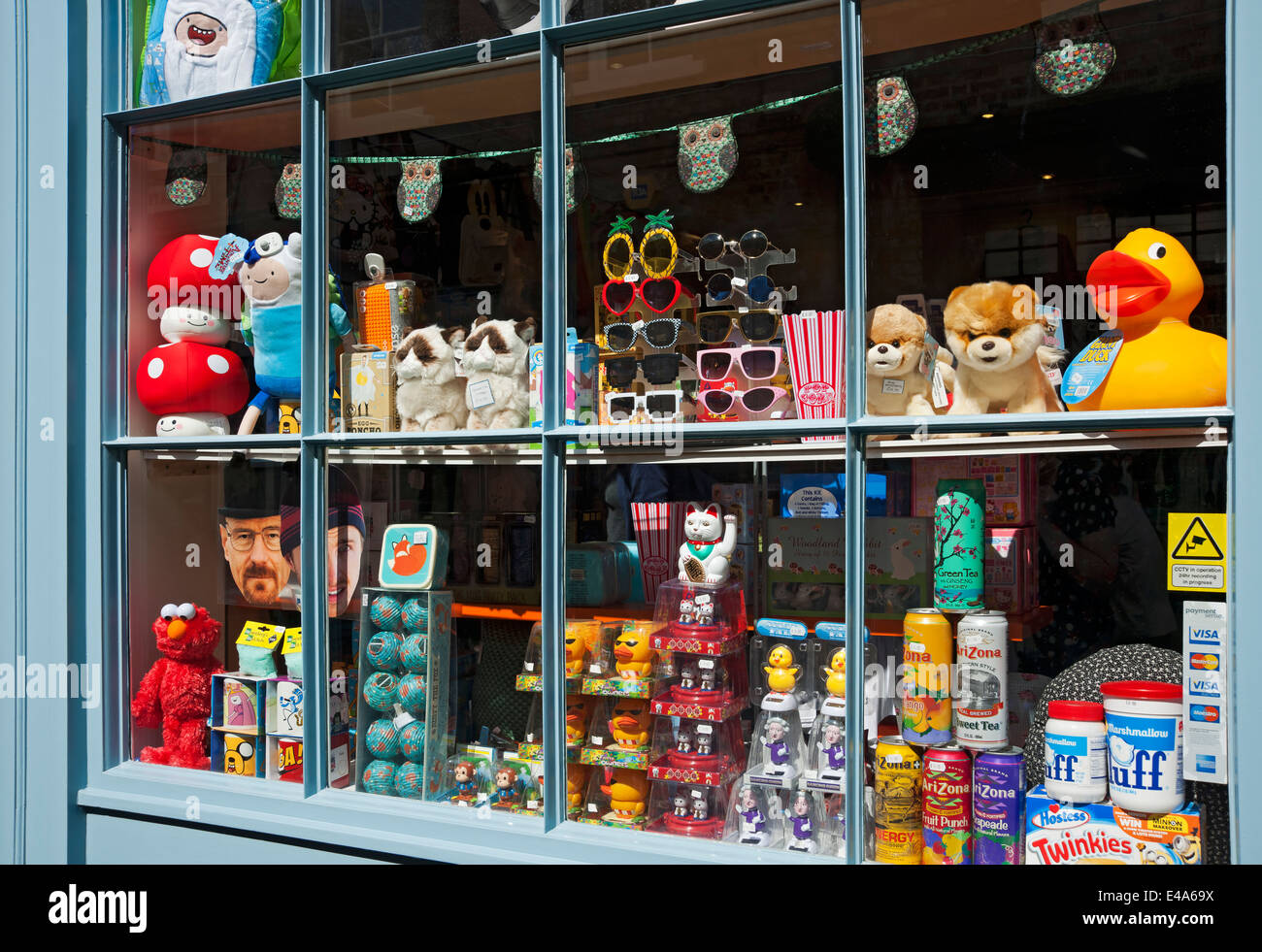 Vetrina di giocattoli negozio di giocattoli York North Yorkshire  Inghilterra Regno Unito GB Gran Bretagna Foto stock - Alamy