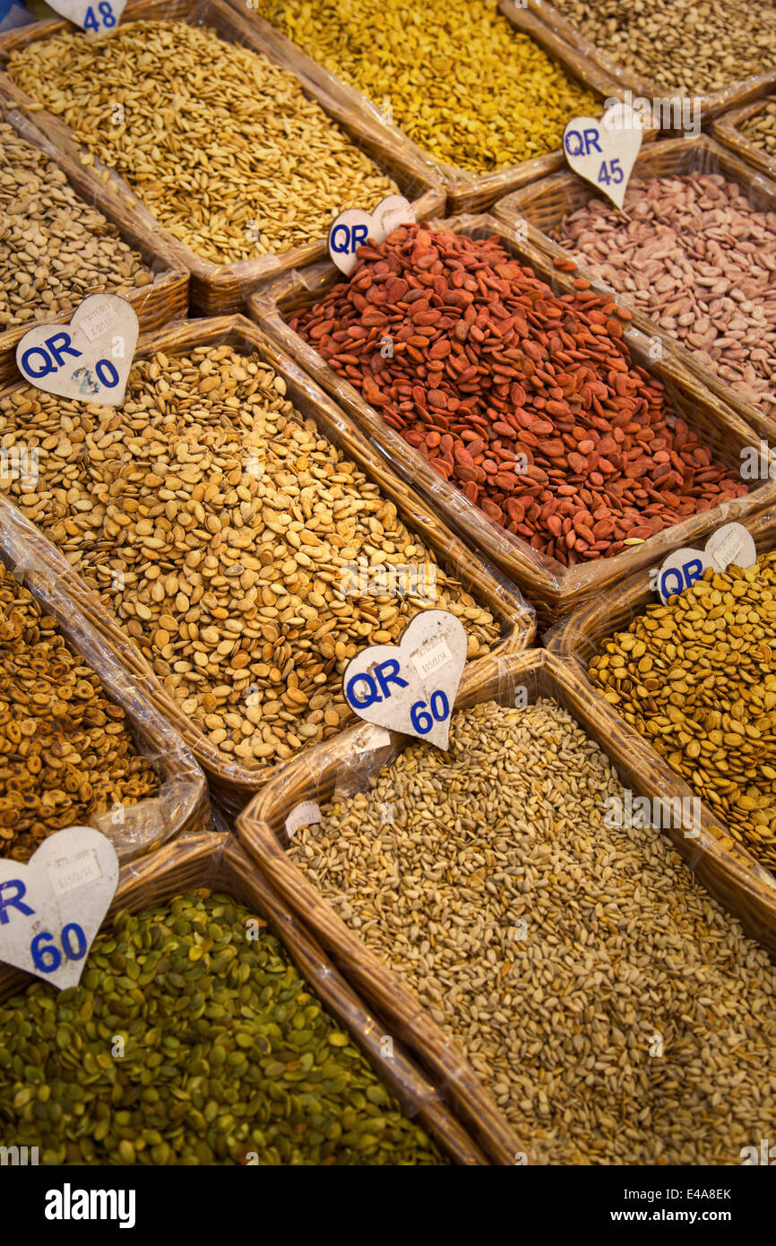 Stallo, Souq Waqif, Doha, Qatar, Medio Oriente Foto Stock