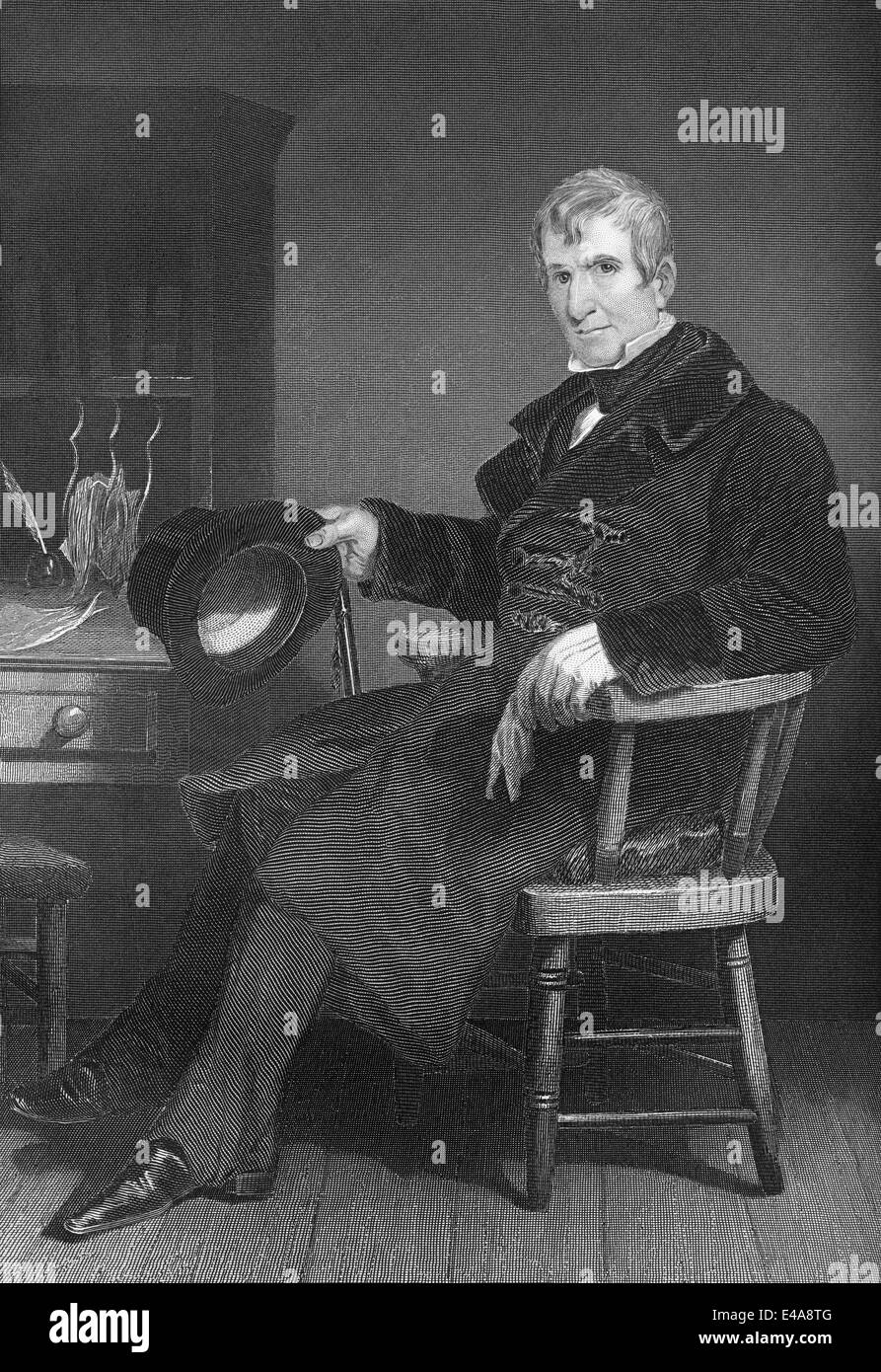 William Henry Harrison, 1773 - 1841, il nono Presidente degli Stati Uniti, Foto Stock