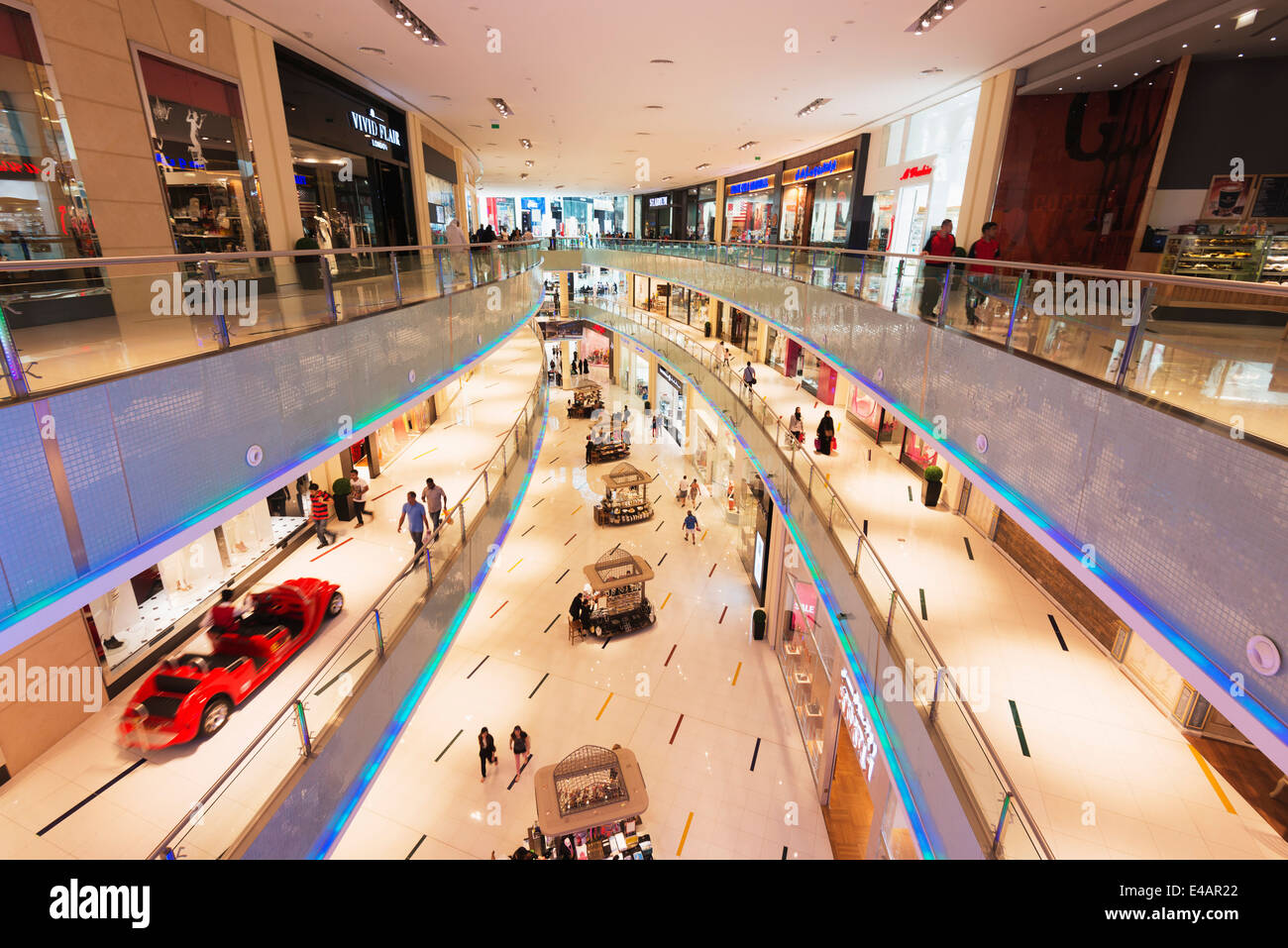 Medio Oriente, Emirati Arabi Uniti Dubai, Centro commerciale di Dubai Foto Stock