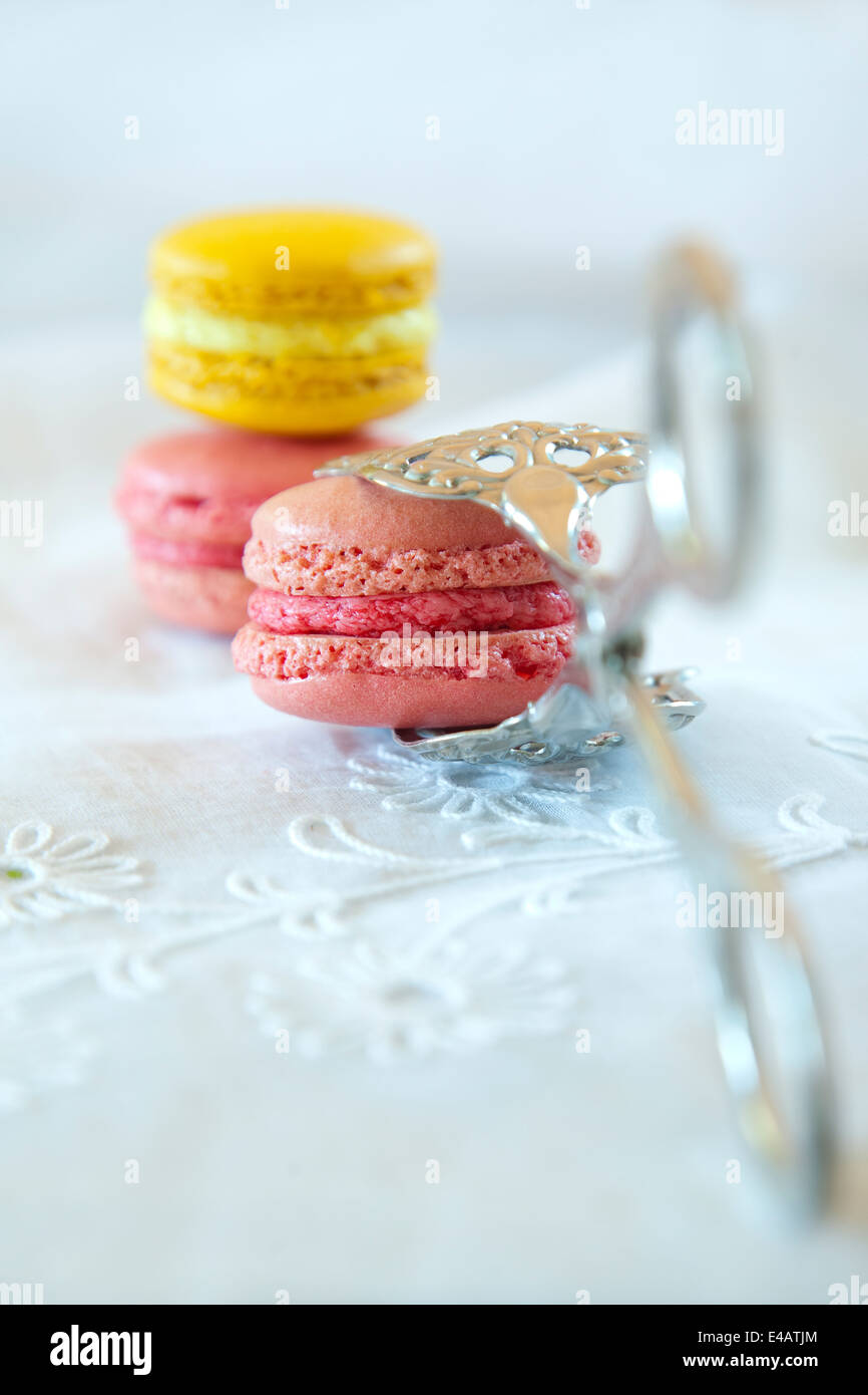 Macarons dolce Foto Stock