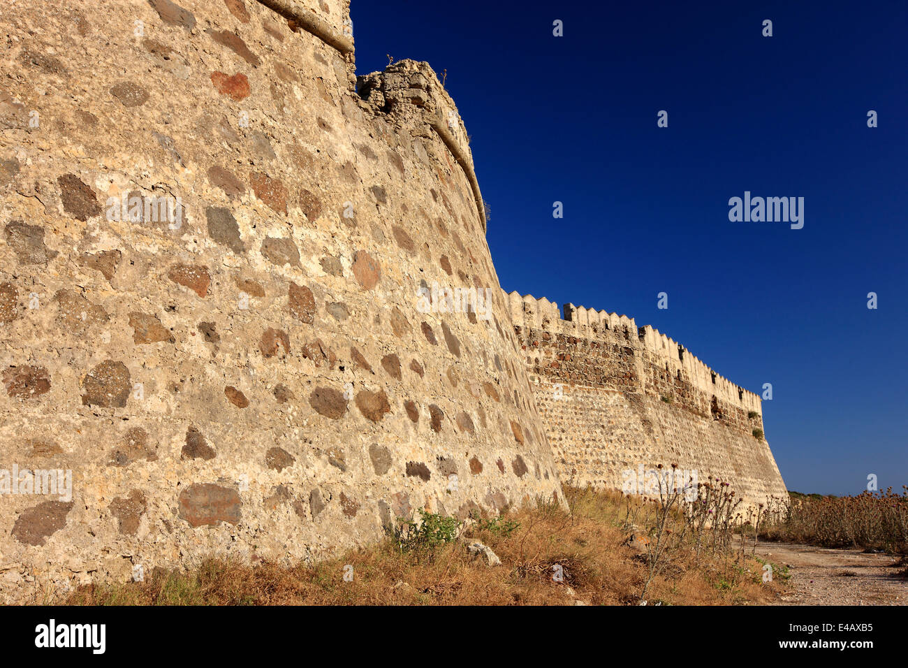 Presso il castello di Antimacheia, isola di Kos, Dodecanneso, Mar Egeo, Grecia. Foto Stock