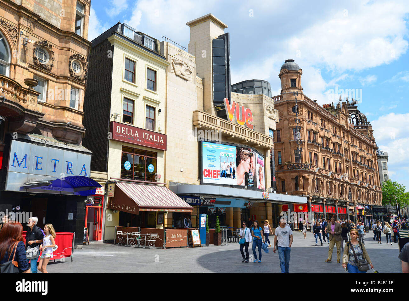 Vue Cinema, Leicester Square, West End, la City of Westminster, Londra, Regno Unito Foto Stock