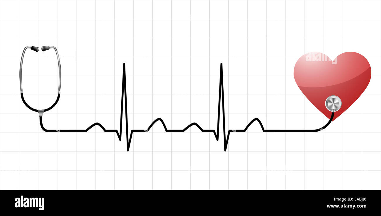 battito cardiaco Foto Stock
