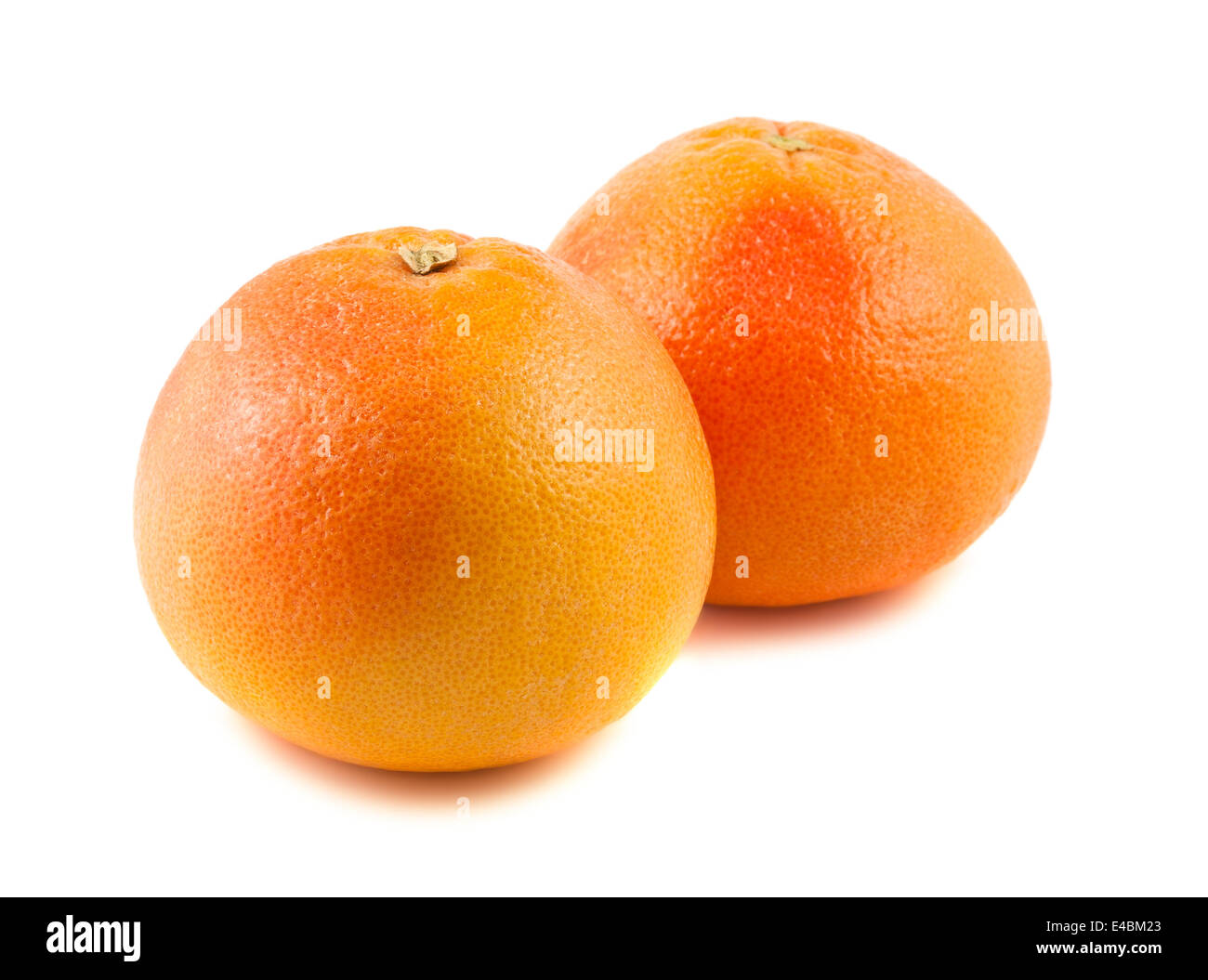 Due mature pompelmi Foto Stock