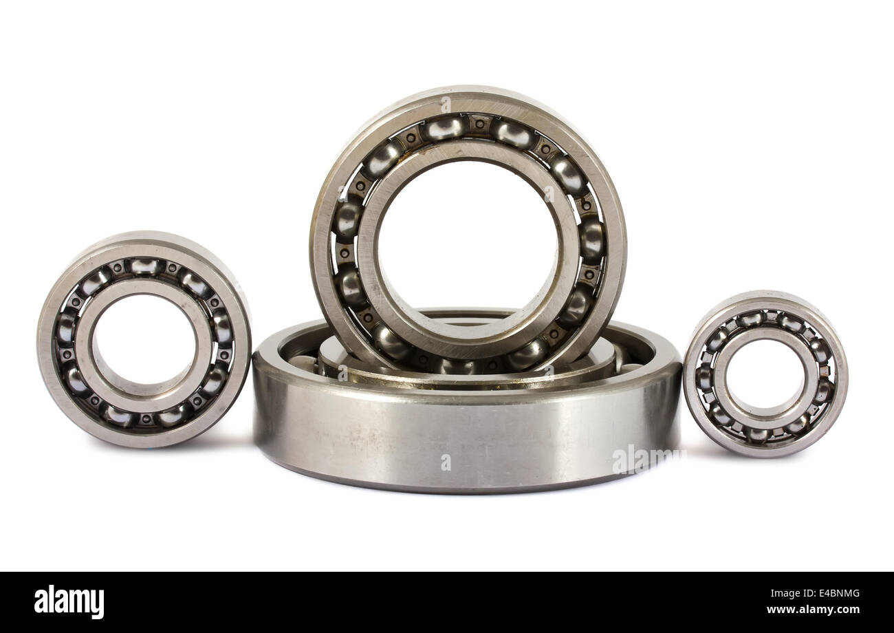 Quattro cuscinetti a sfera Foto Stock