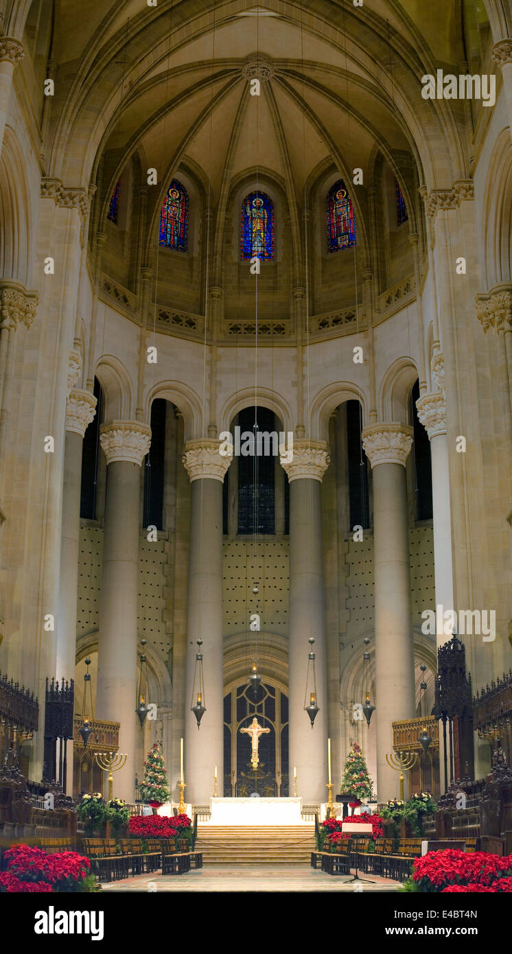 La Cattedrale di San Giovanni il divino. Amsterdam Avenue New York, NY (tra West 110th Street e 113 Street). Foto Stock