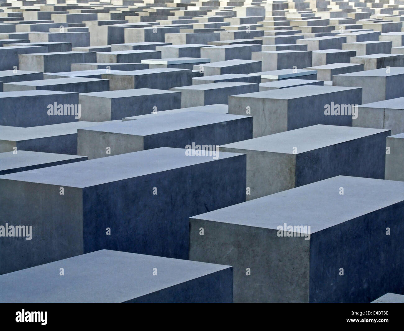 Il memoriale dell'olocausto Berlino Germania Foto Stock