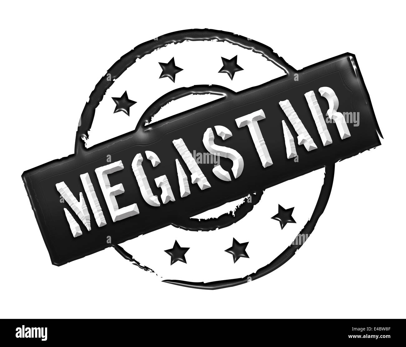 Timbro - MEGASTAR Foto Stock