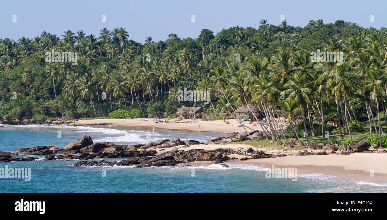 Spiaggia Goyambokka, Tangalle, Sri Lanka Foto Stock