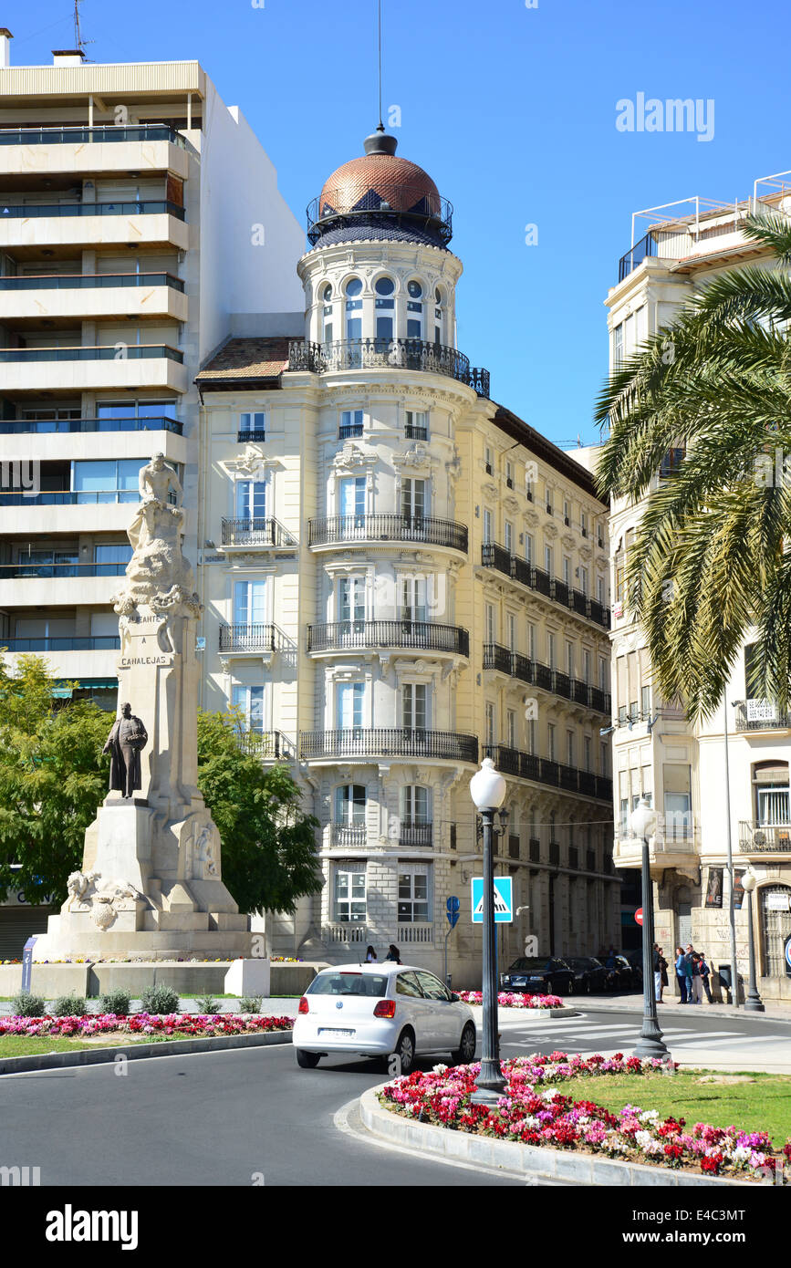 Av Conde de vallellano, Alicante, Costa Blanca, Alicante provincia, il Regno di Spagna Foto Stock