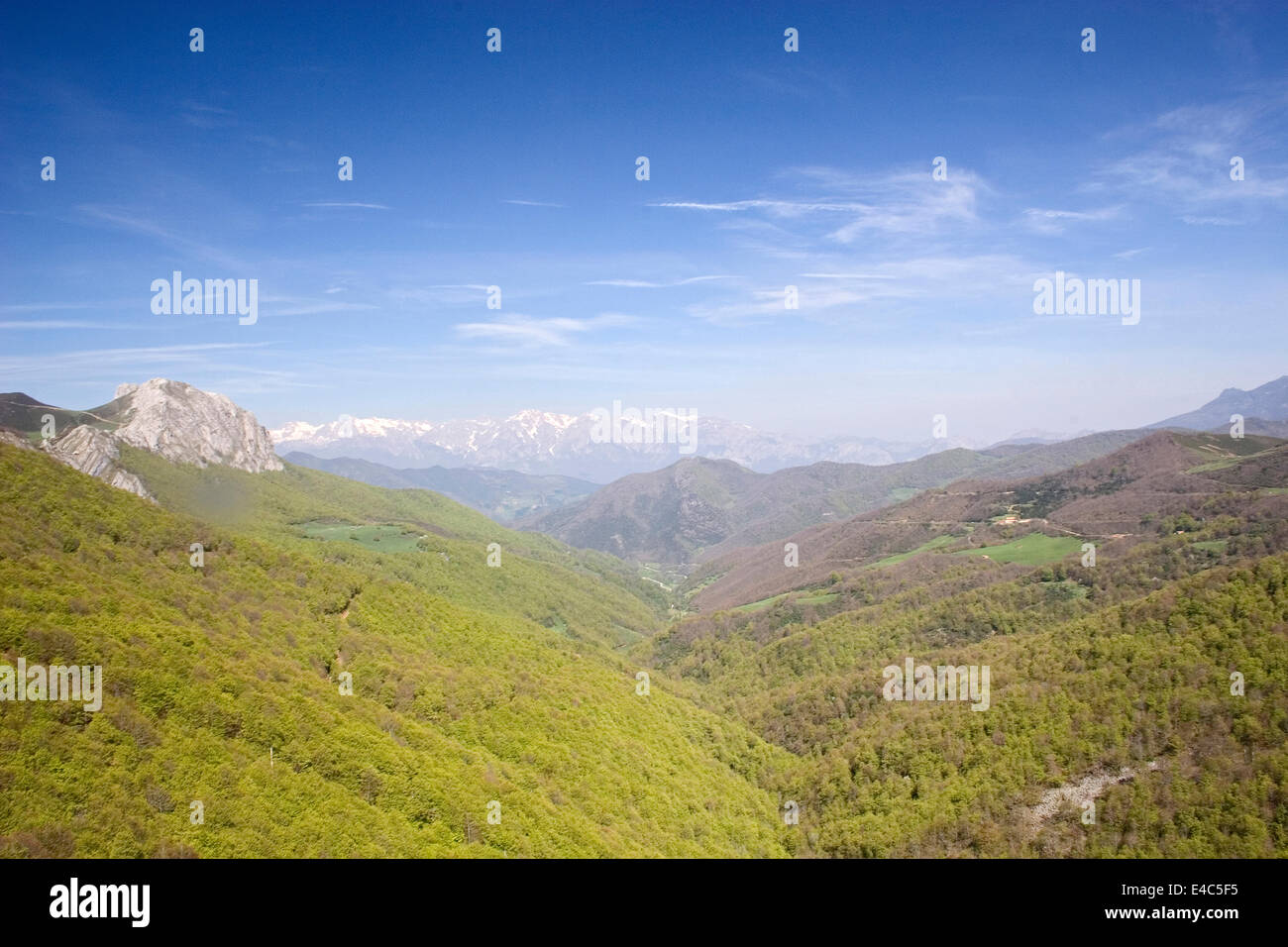 Pas valley, provincia di Cantabria, SPAGNA Foto Stock