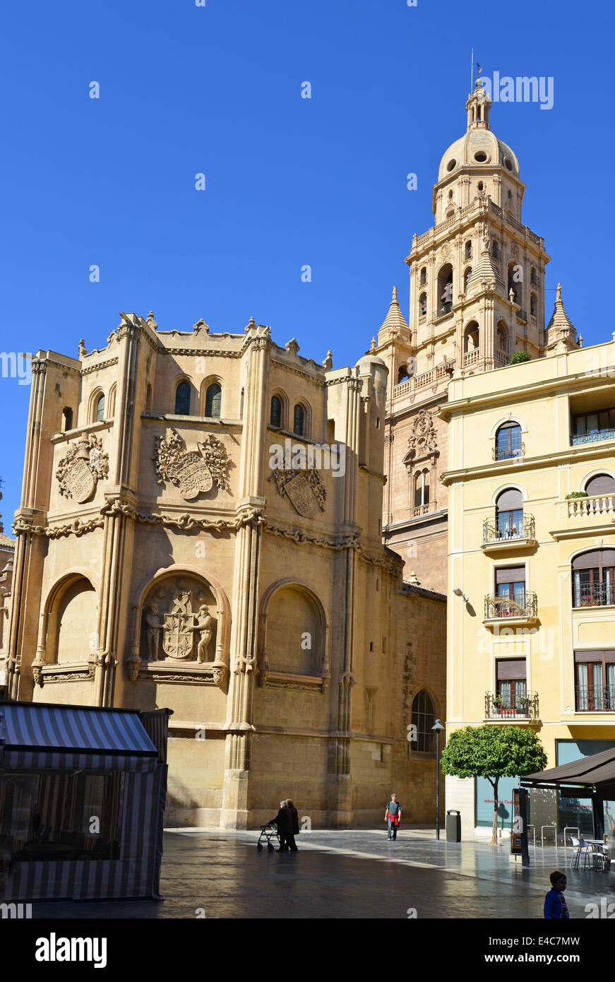 Cattedrale di Murcia, Plaza Il Cardinale Belluga, Murcia, La regione di Murcia, il Regno di Spagna Foto Stock
