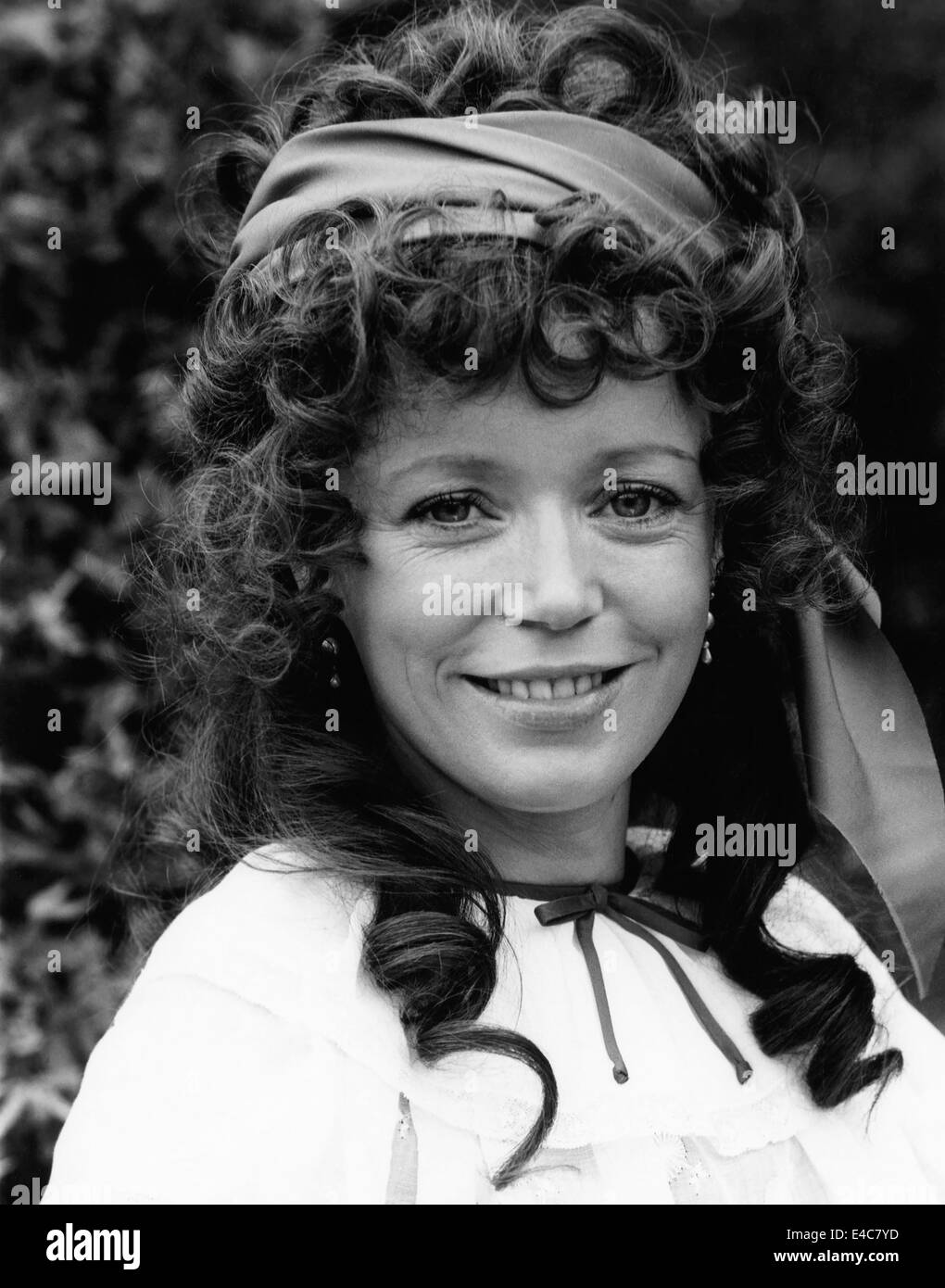 Angarad Rees, sul set del British serie TV "Poldark II', 1978 Foto Stock