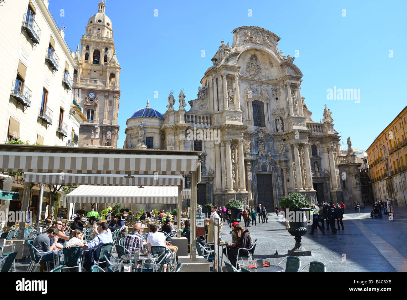 Cattedrale di Murcia, Plaza Il Cardinale Belluga, Murcia, La regione di Murcia, il Regno di Spagna Foto Stock