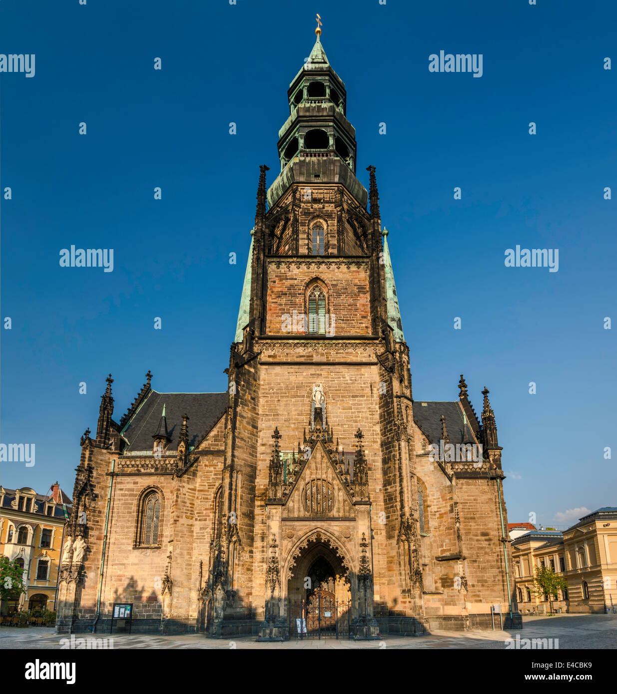 Dom St Marien (St Mary Church) di stile gotico, in Zwickau, Bassa Sassonia, Germania Foto Stock